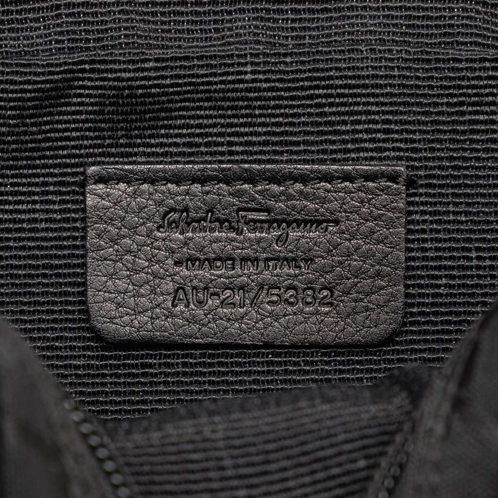 Salvatore Ferragamo Gancini Canvas Crossbody - 5