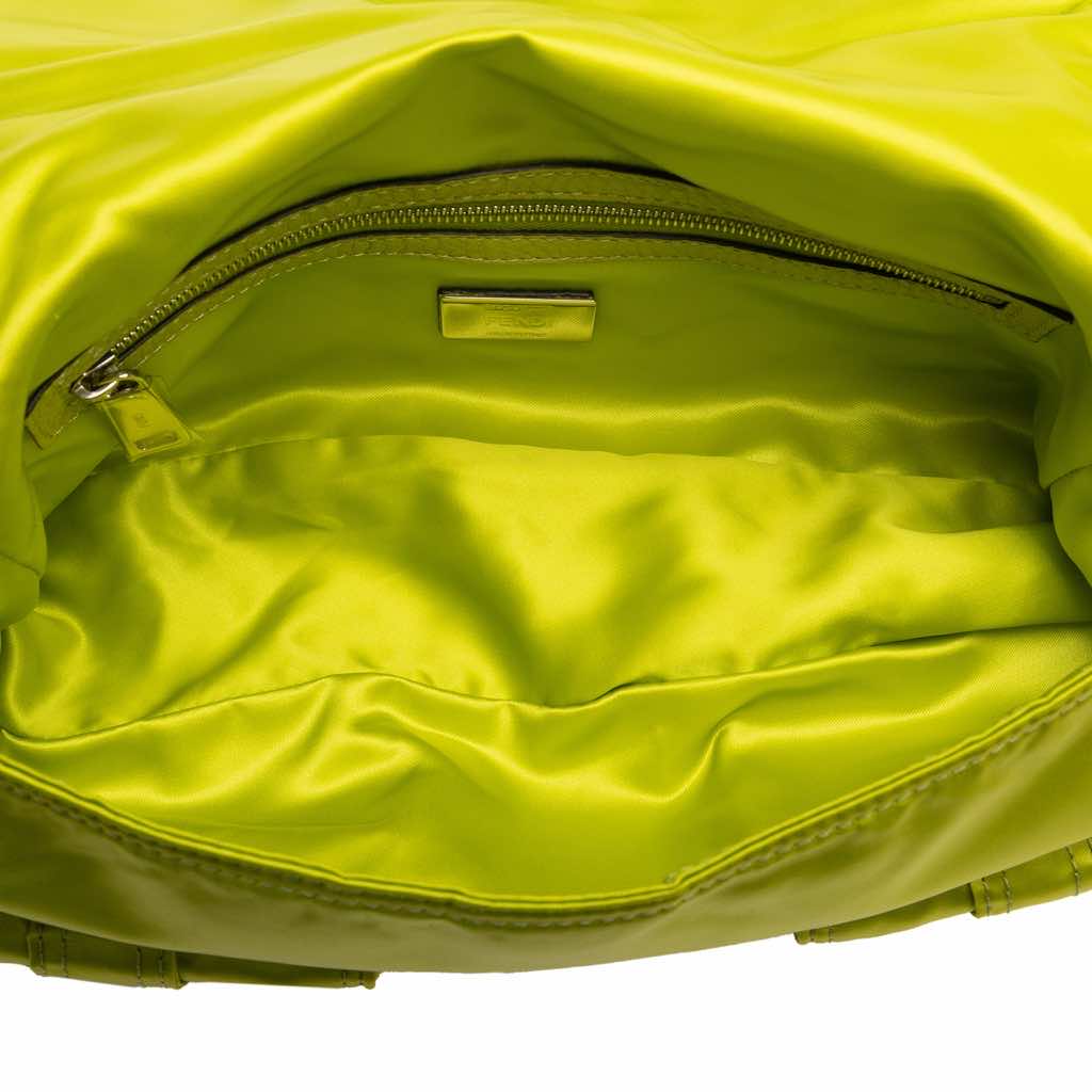 Fendi Nylon Multipocket Convertible Baguette Satchel - 4