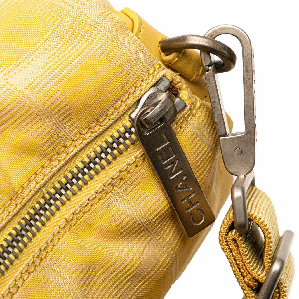 Chanel New Travel Line Nylon Barrel Shoulder Bag - Detail 2