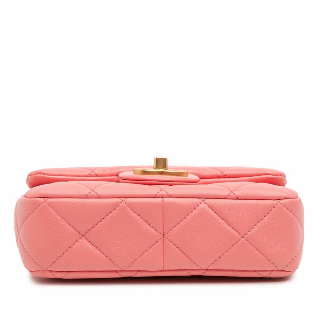 Chanel Mini Lambskin Pending CC Flap - Image 6