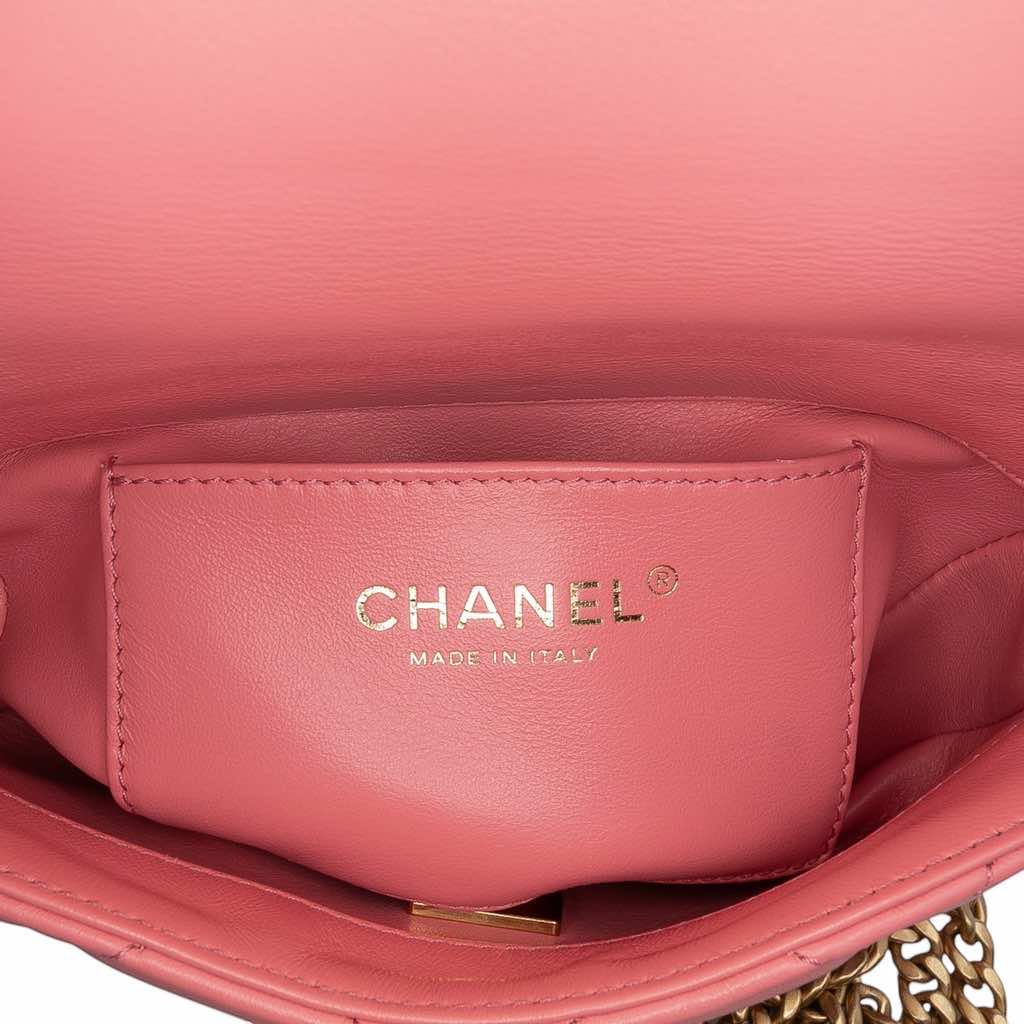 Chanel Mini Lambskin Pending CC Flap - Side view
