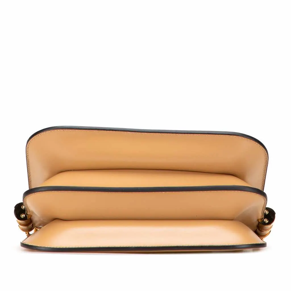 Fendi Leather Touch Crossbody Brown Leather Good - Inside View