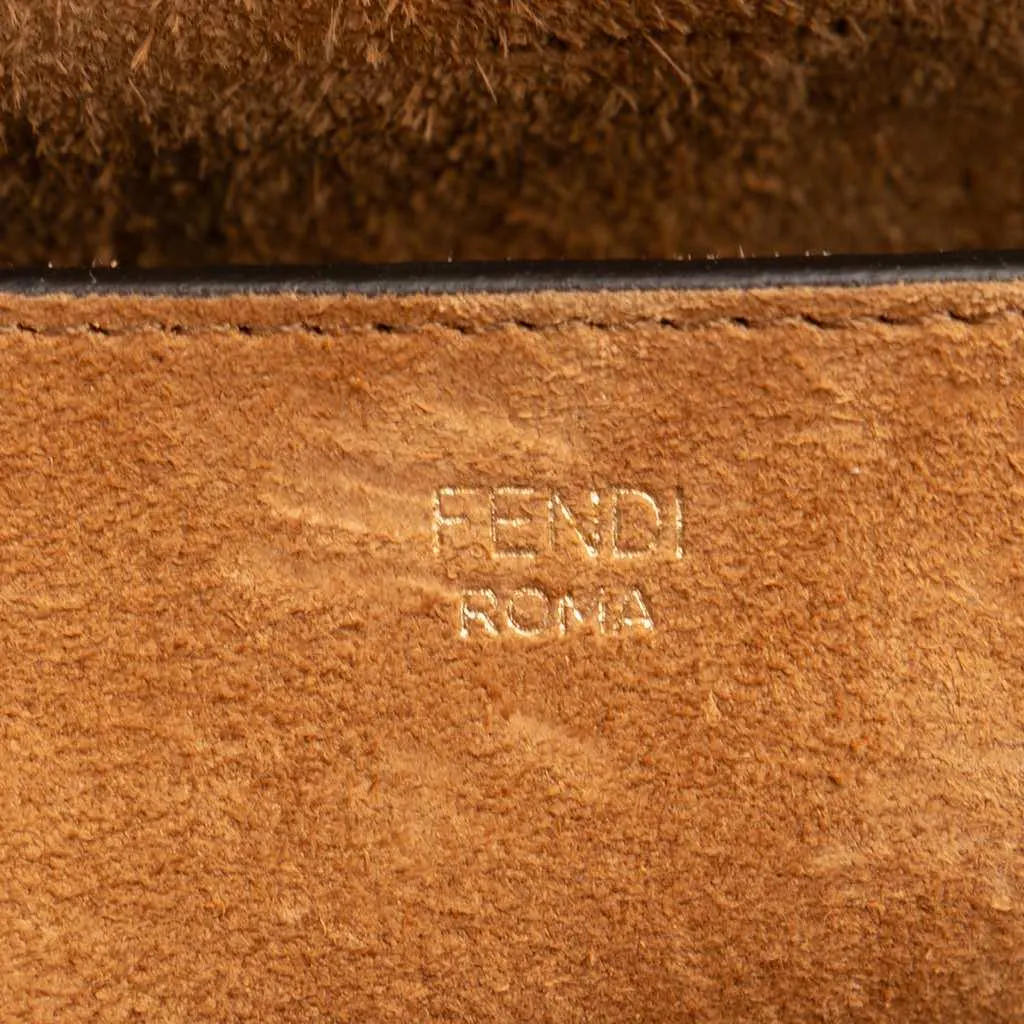 Fendi Leather Touch Crossbody Brown Leather Good - Box View