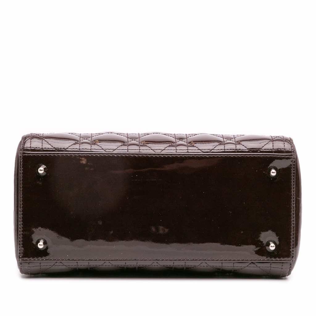 Dior Medium Patent Cannage Lady Dior - 3