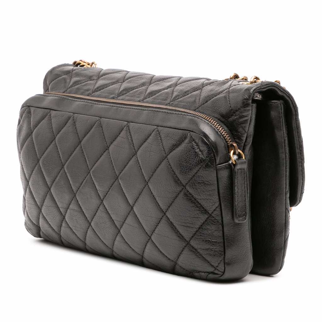 Chanel Quilted Calfskin CC Crown Flap - 2