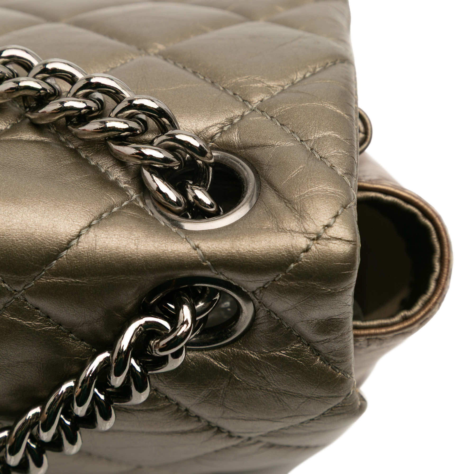 Chanel Small Aged Calfskin Lady Pearly Flap - Image 12