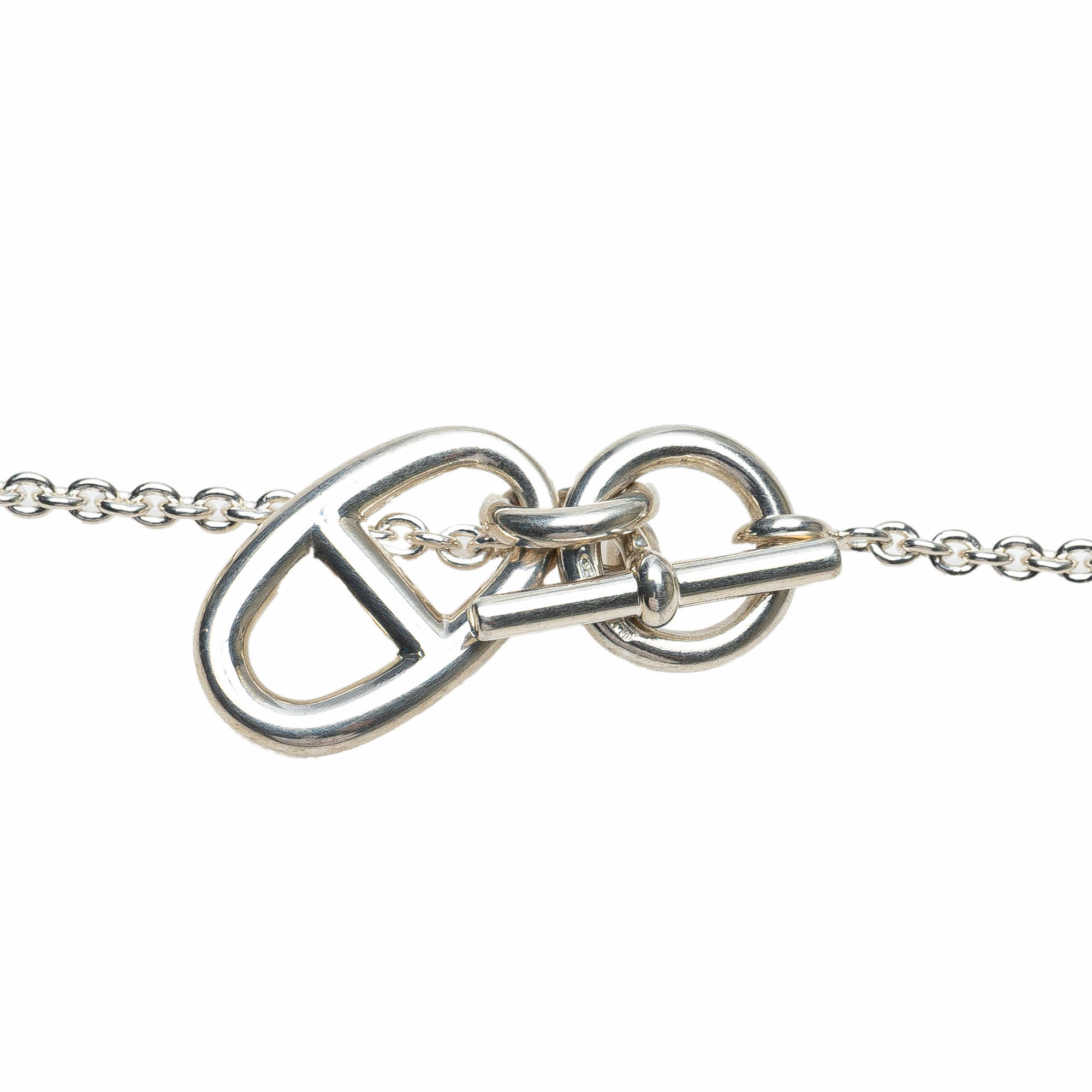 Hermès Sterling Silver Chaine D'Ancre Amulet Necklace - 2