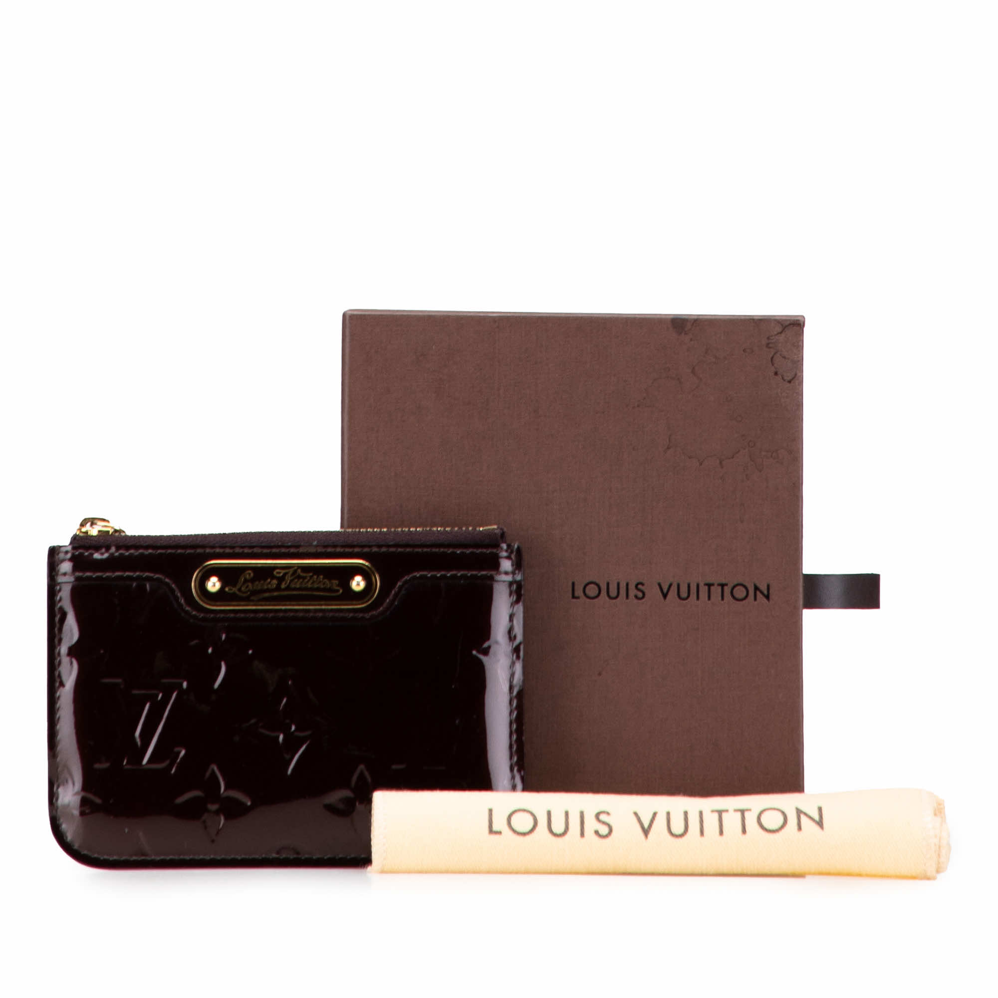 Louis Vuitton Monogram Vernis Key Pouch - Image 13