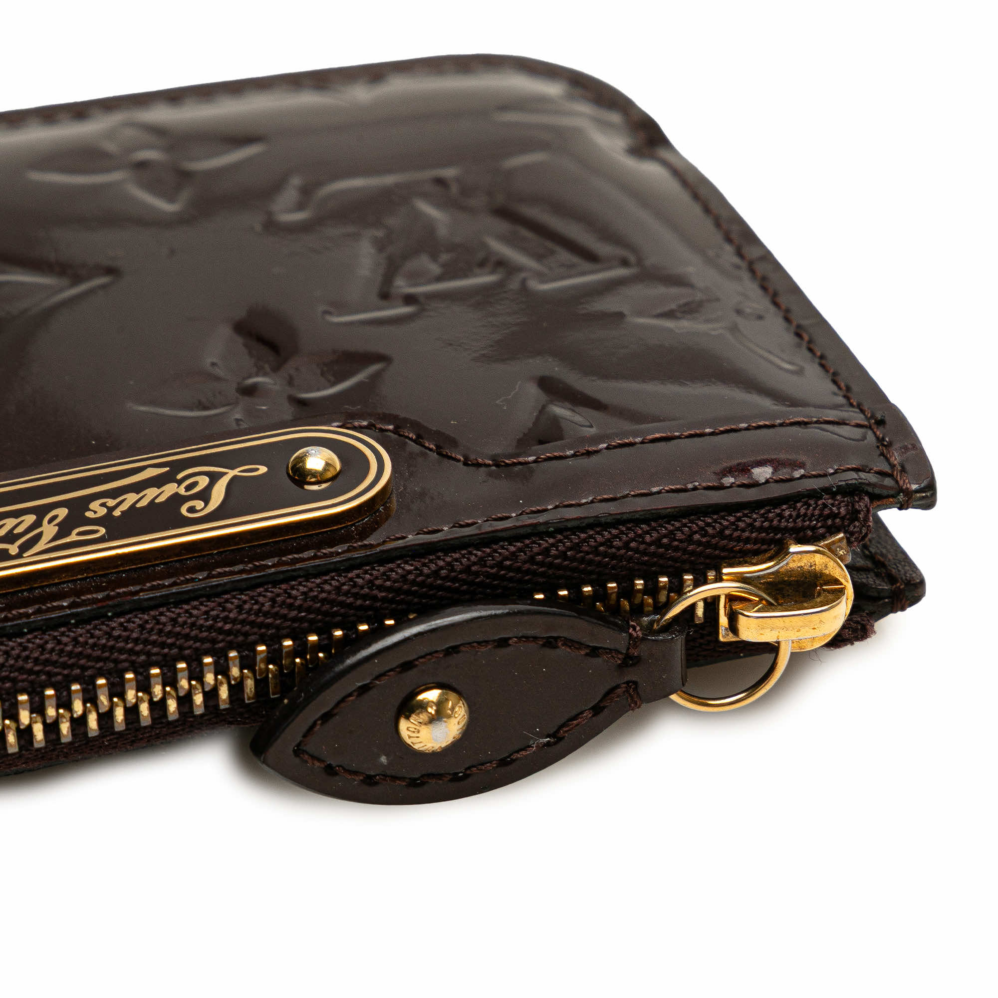 Louis Vuitton Monogram Vernis Key Pouch - Image 10