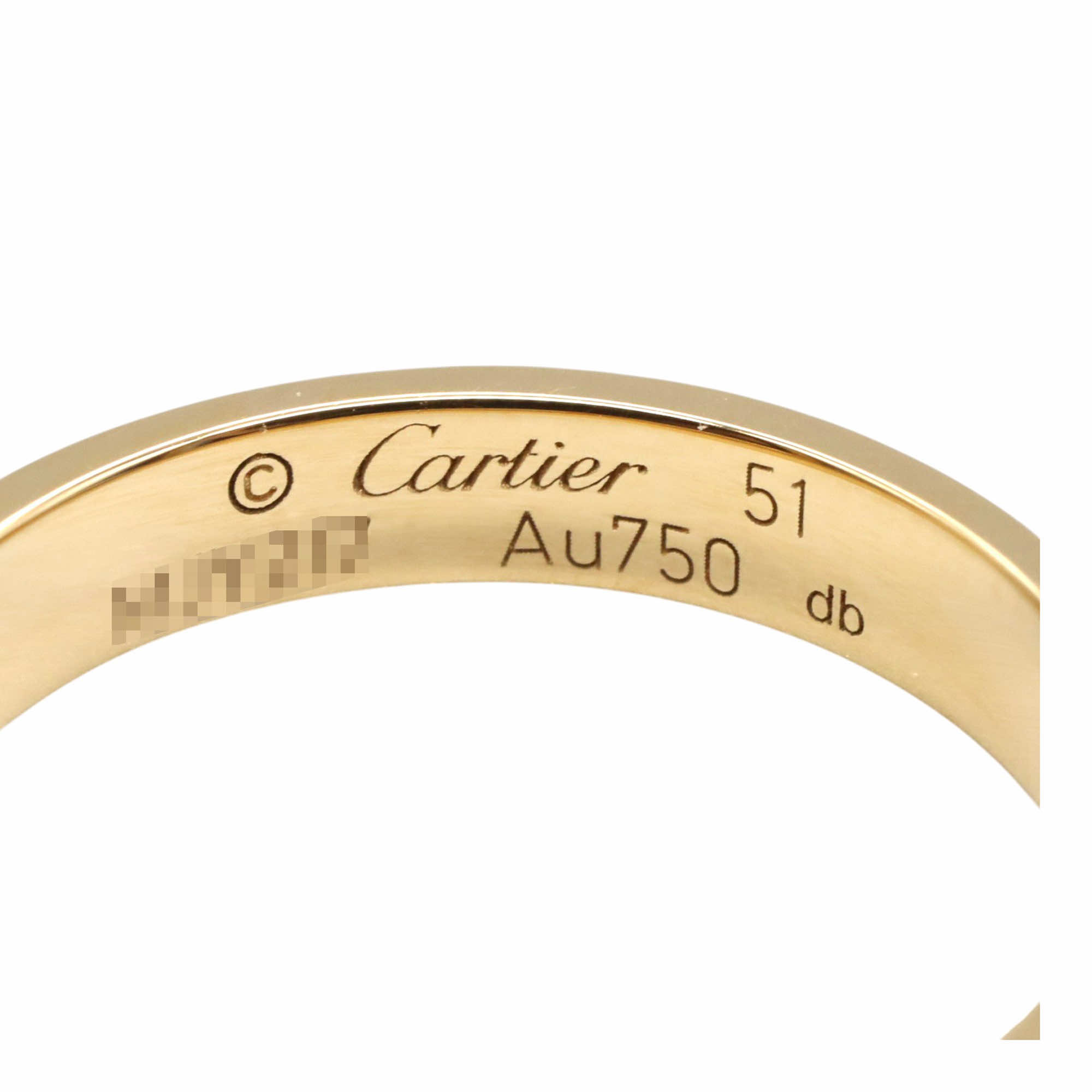 Cartier 18K Yellow Gold Small Love Ring - 4
