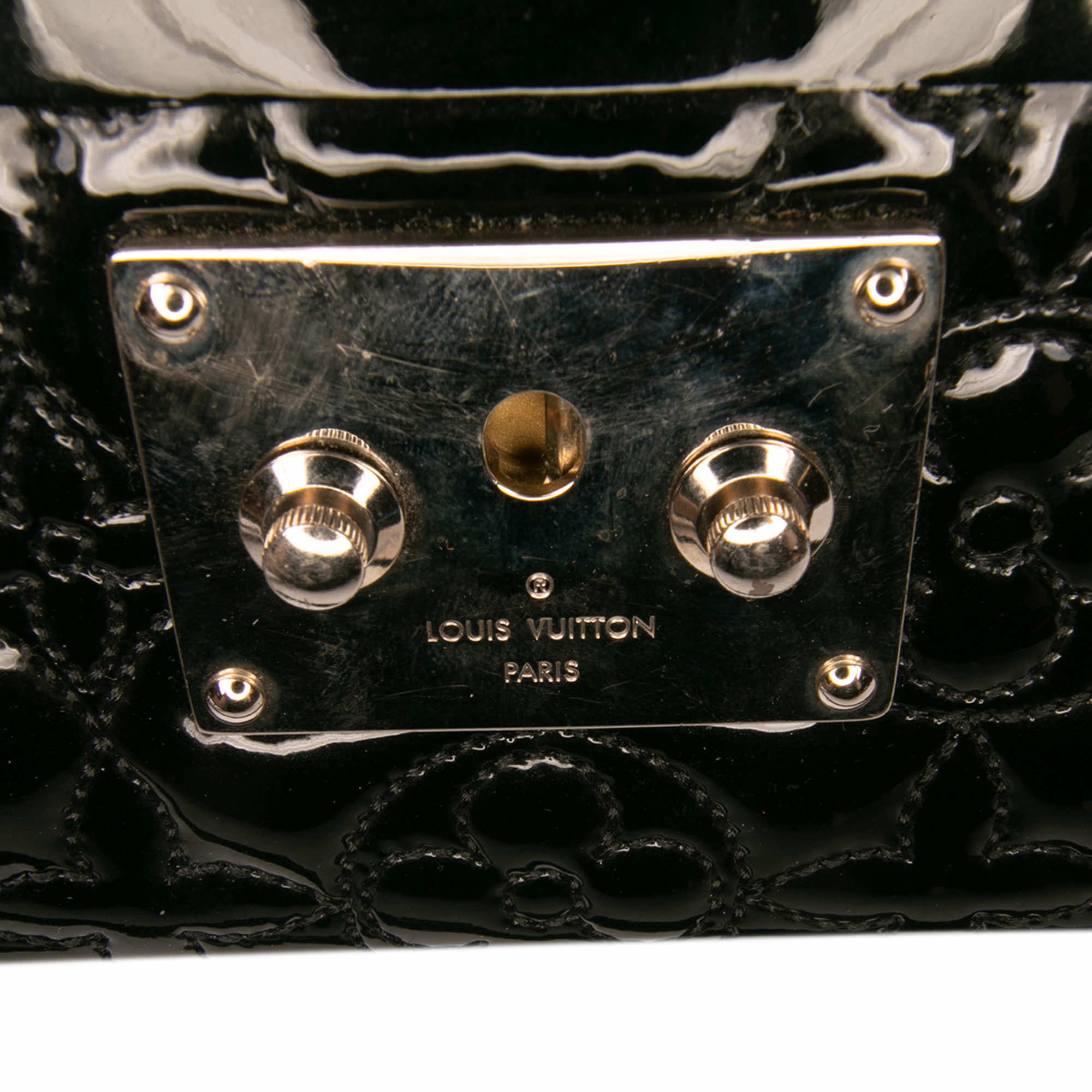 Louis Vuitton Monogram Vernis Fleur Petite Malle - Image 10