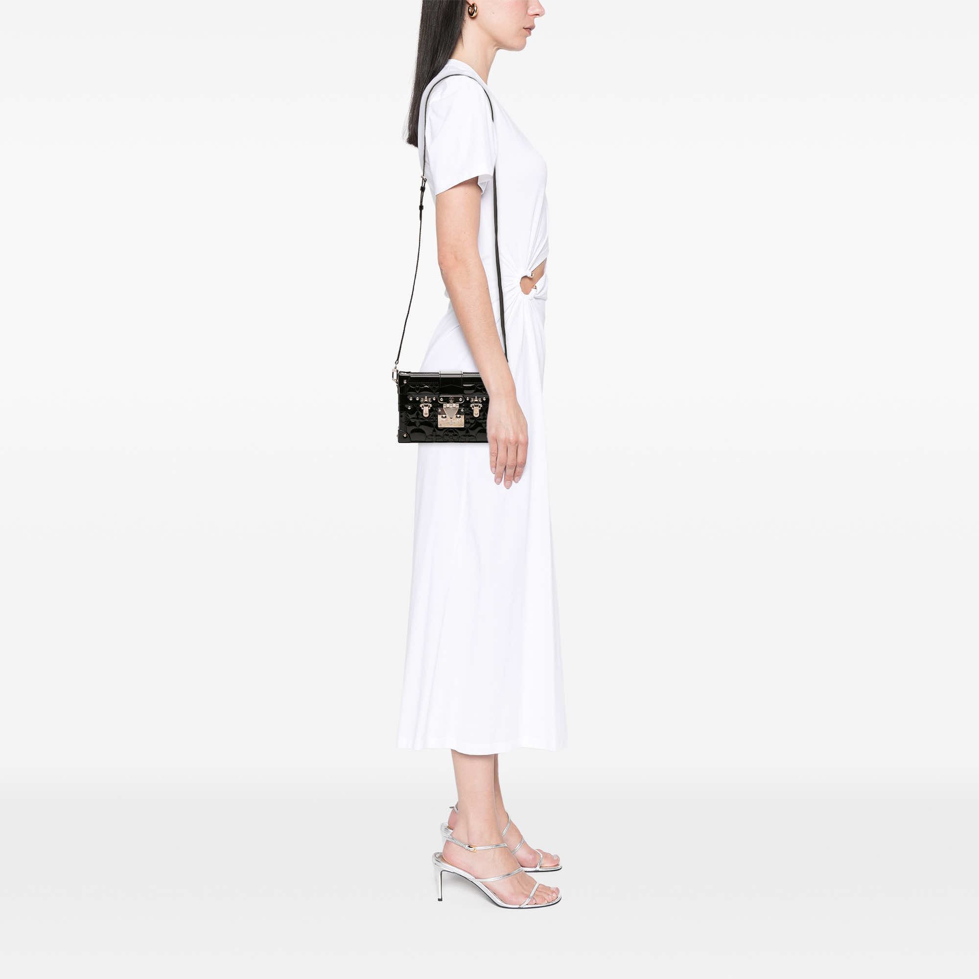 Louis Vuitton Monogram Vernis Fleur Petite Malle - Image 11