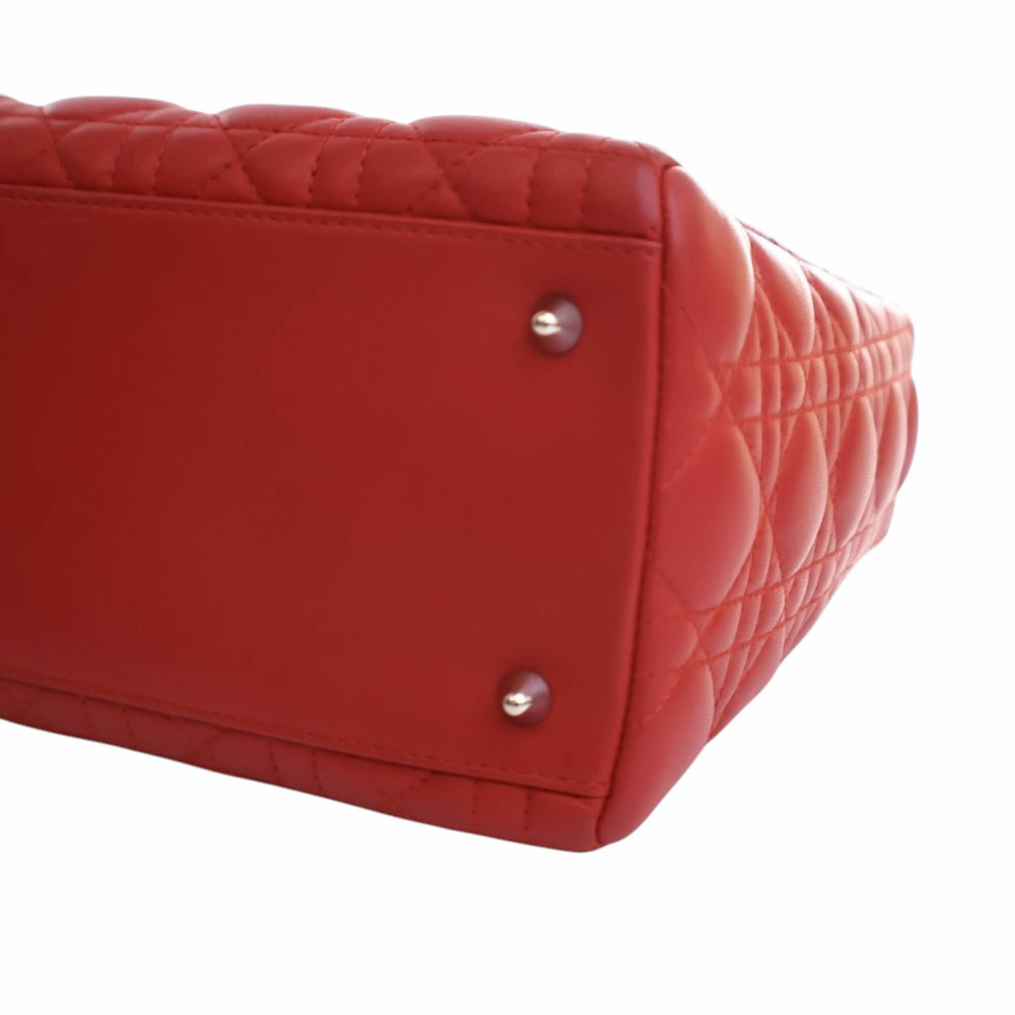 Dior Medium Lambskin Cannage Lady Dior - Image 14