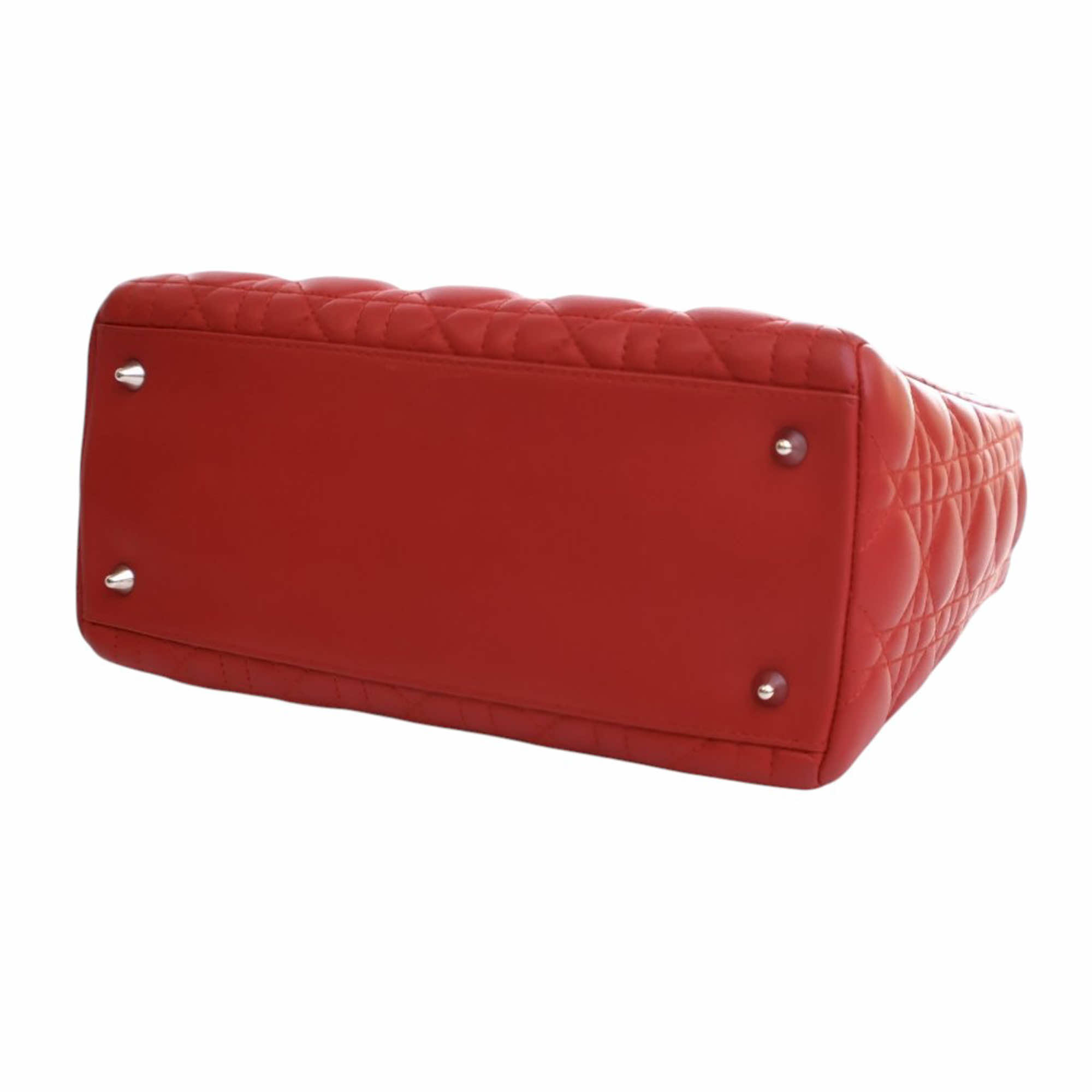 Dior Medium Lambskin Cannage Lady Dior - Image 15