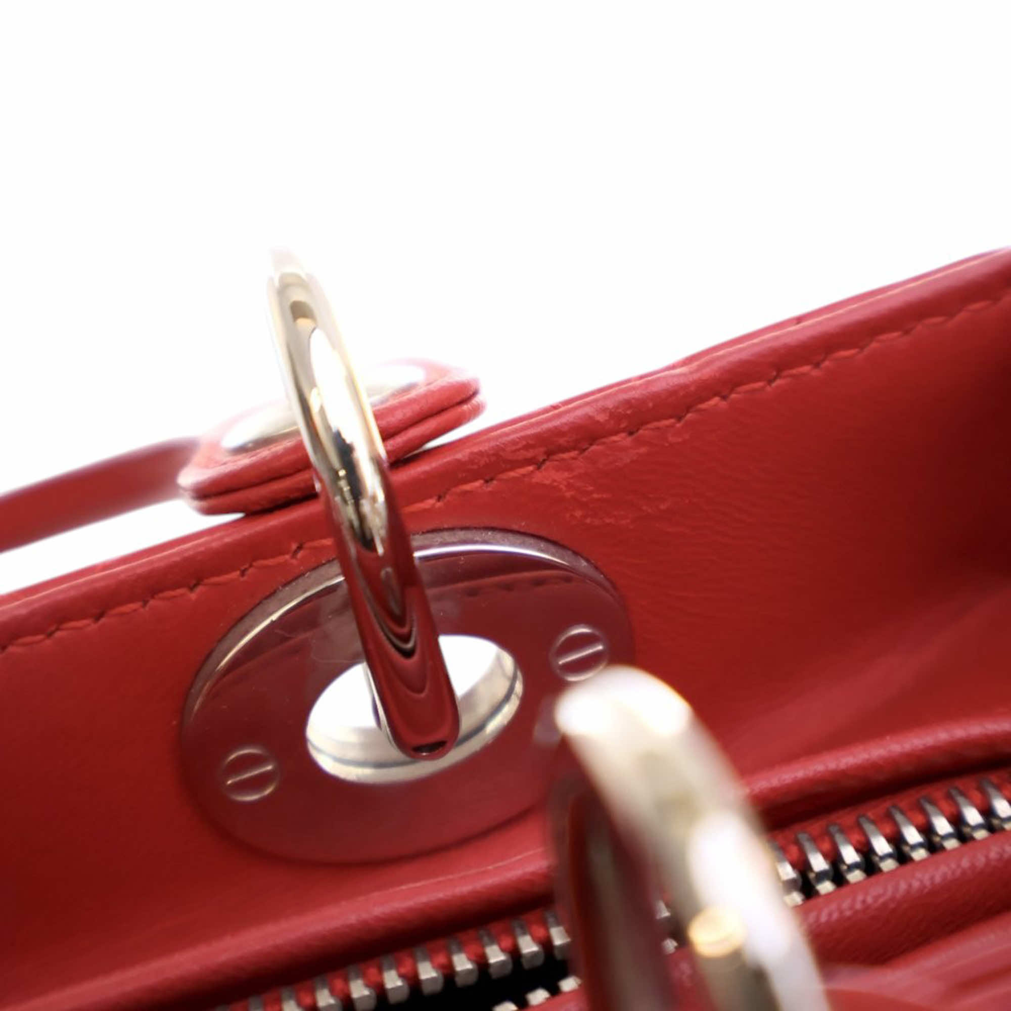 Dior Medium Lambskin Cannage Lady Dior - Detail 2