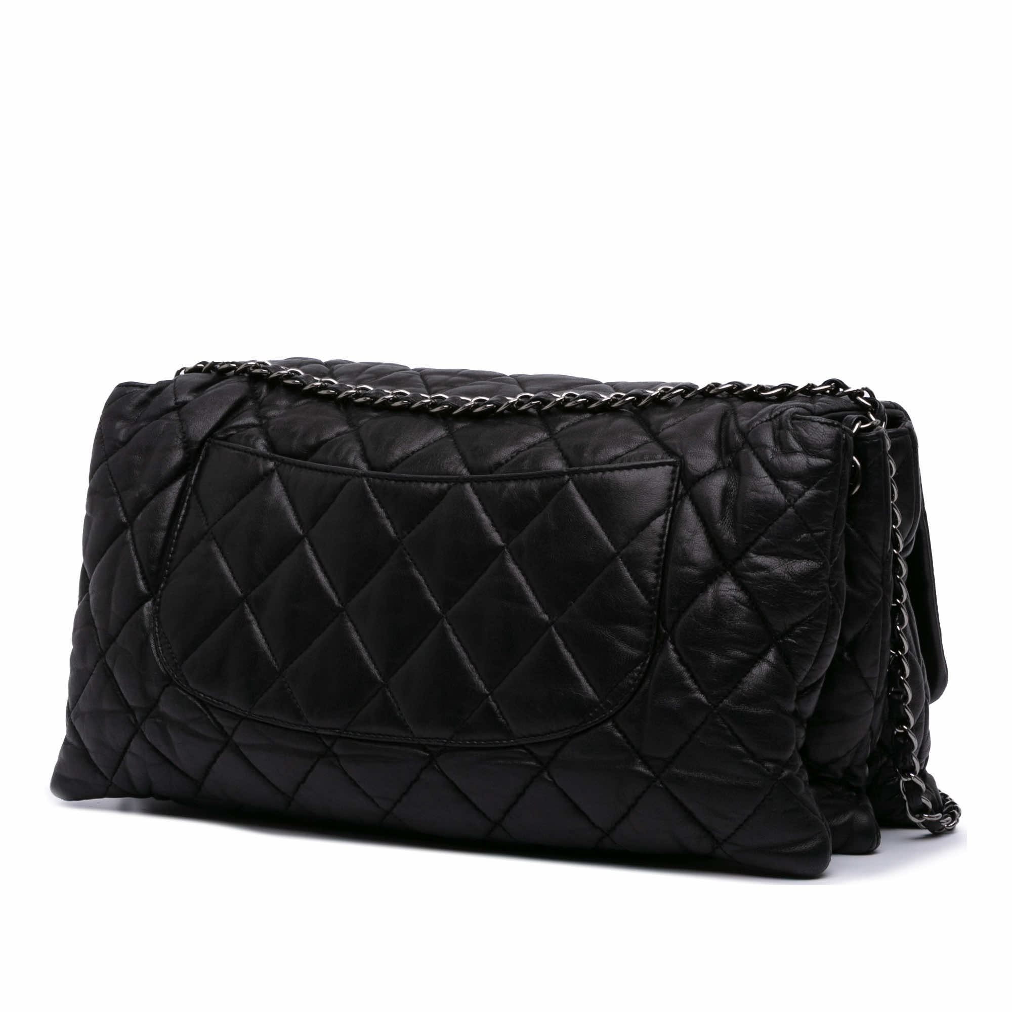 Chanel Maxi Quilted Lambskin 3 Flap - 2