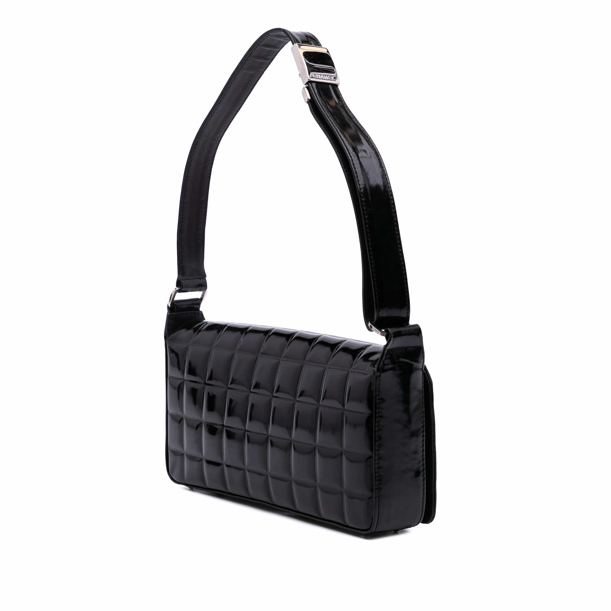 Chanel Chocolate Bar Patent Flap - 2