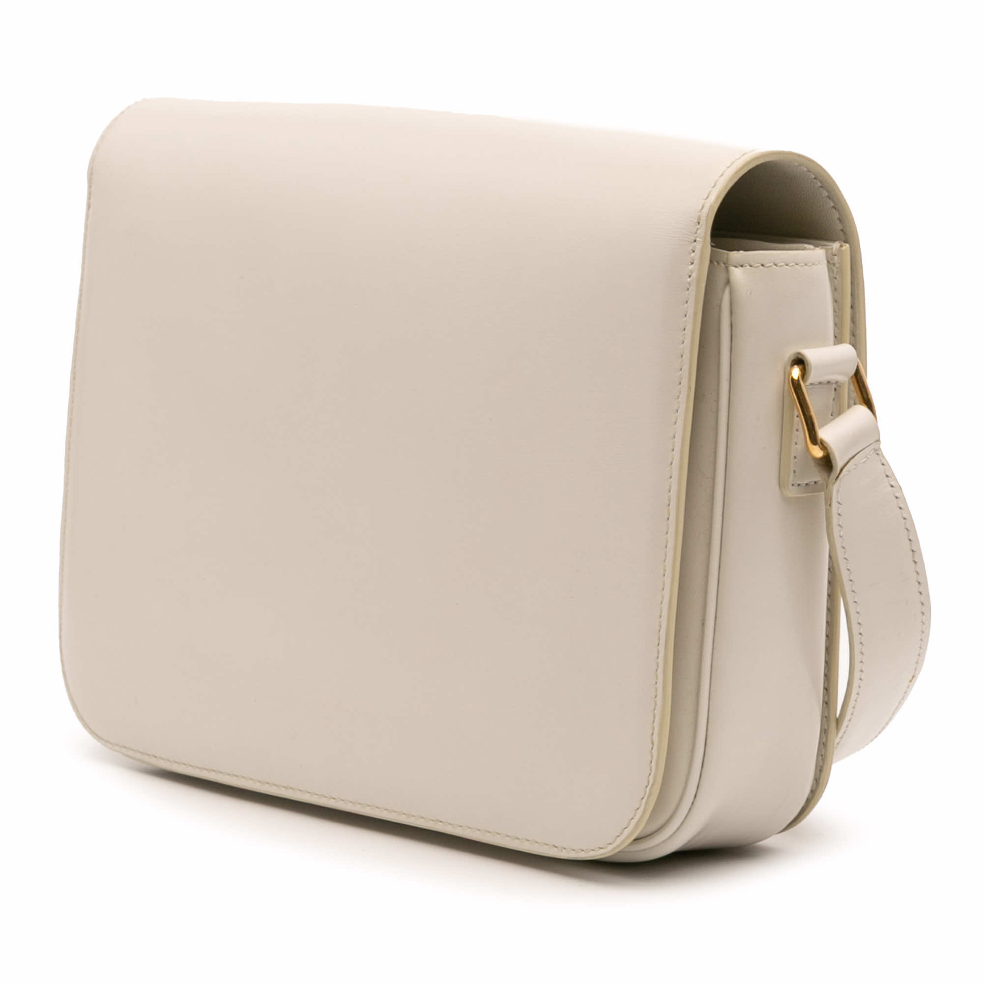 Celine Classique Shiny Calfskin Triomphe Crossbody - Back view
