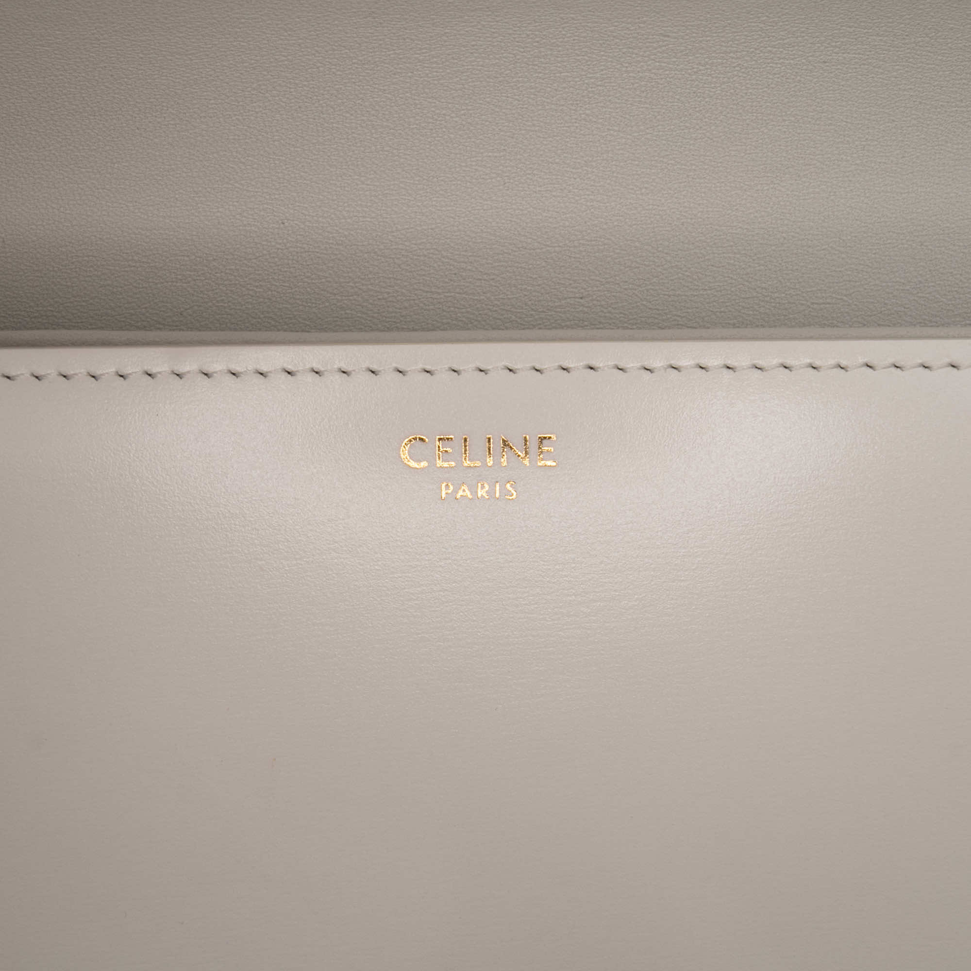 Celine Classique Shiny Calfskin Triomphe Crossbody - Side view