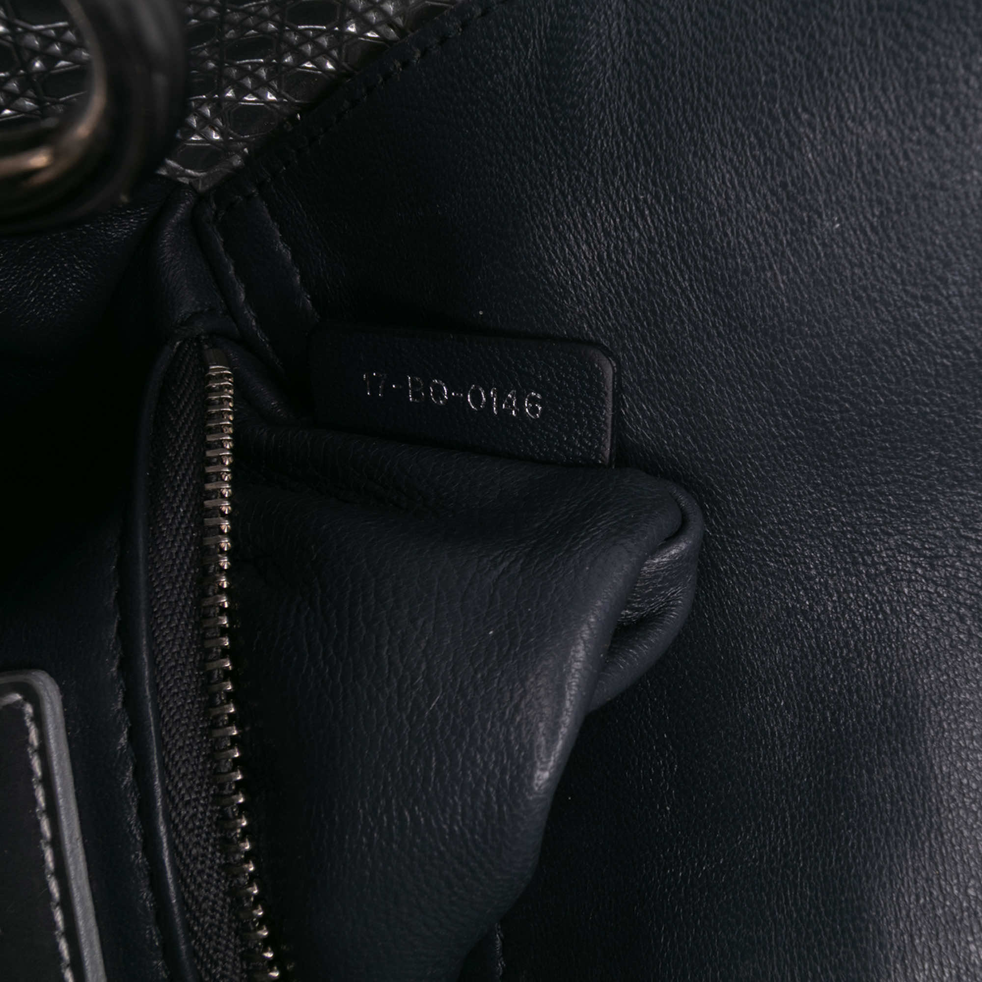 Dior Mini Metallic Patent Microcannage Lady Dior - Detail 1