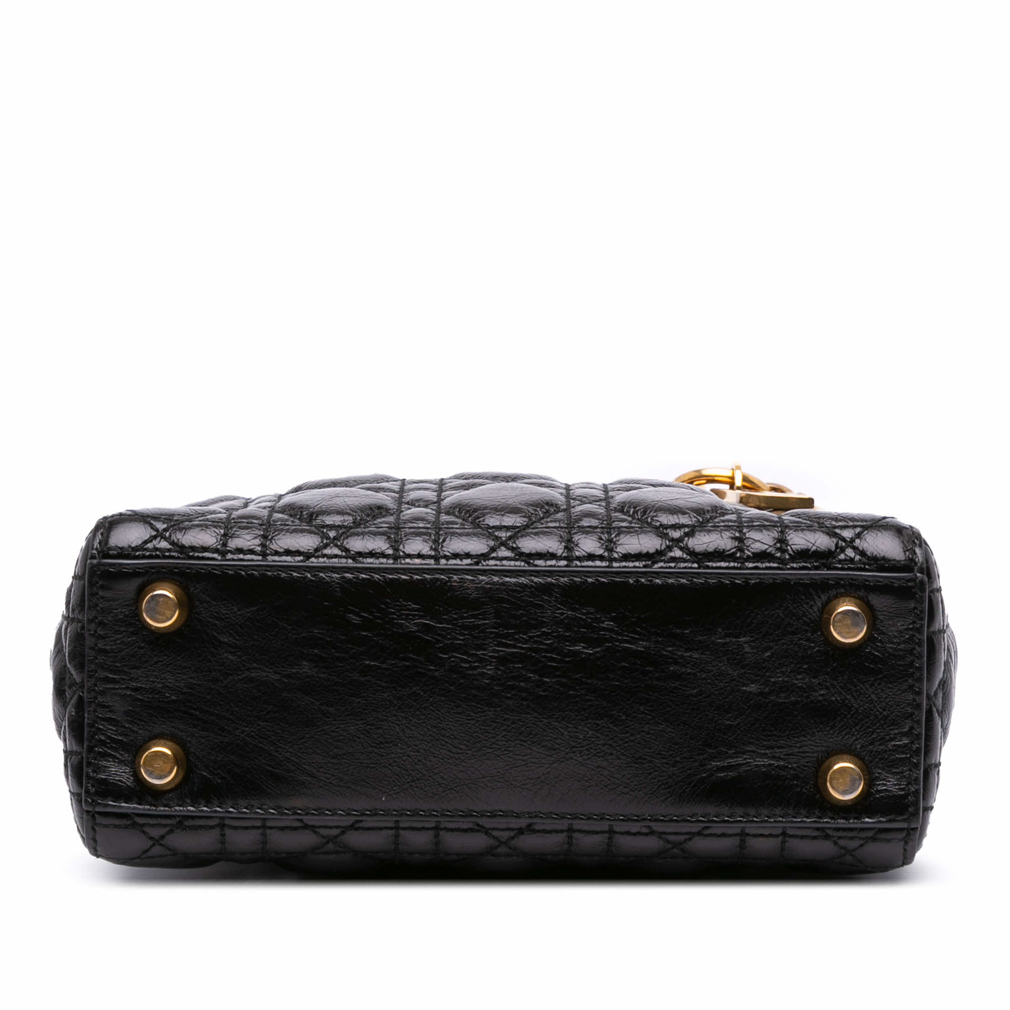 Dior Small Crinkled Patent Cannage My ABCDior Lady Dior - Image 6