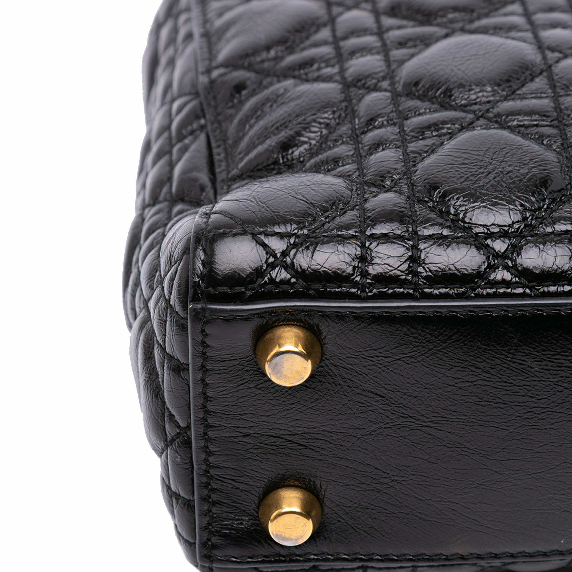 Dior Small Crinkled Patent Cannage My ABCDior Lady Dior - Detail 1