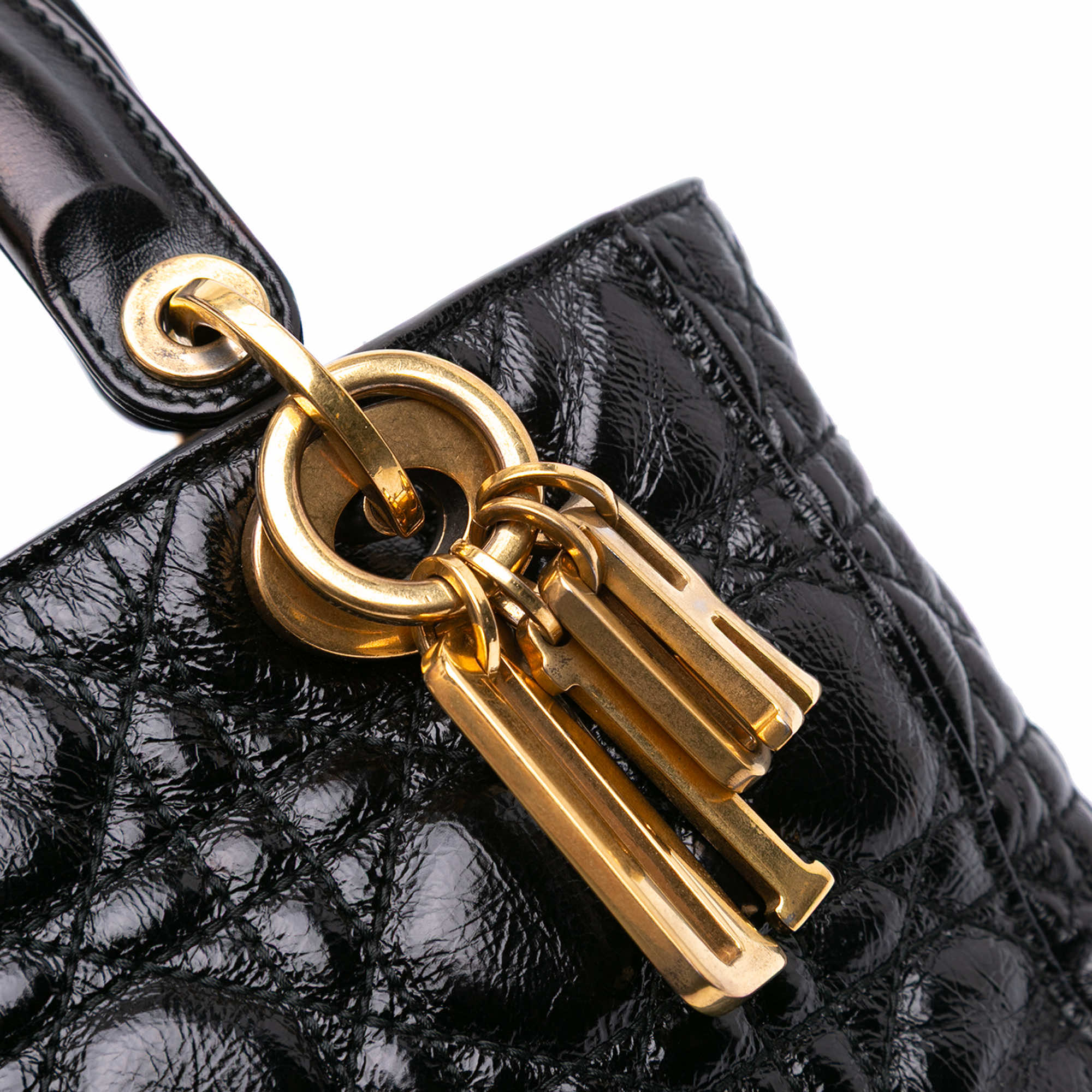 Dior Small Crinkled Patent Cannage My ABCDior Lady Dior - Detail 2