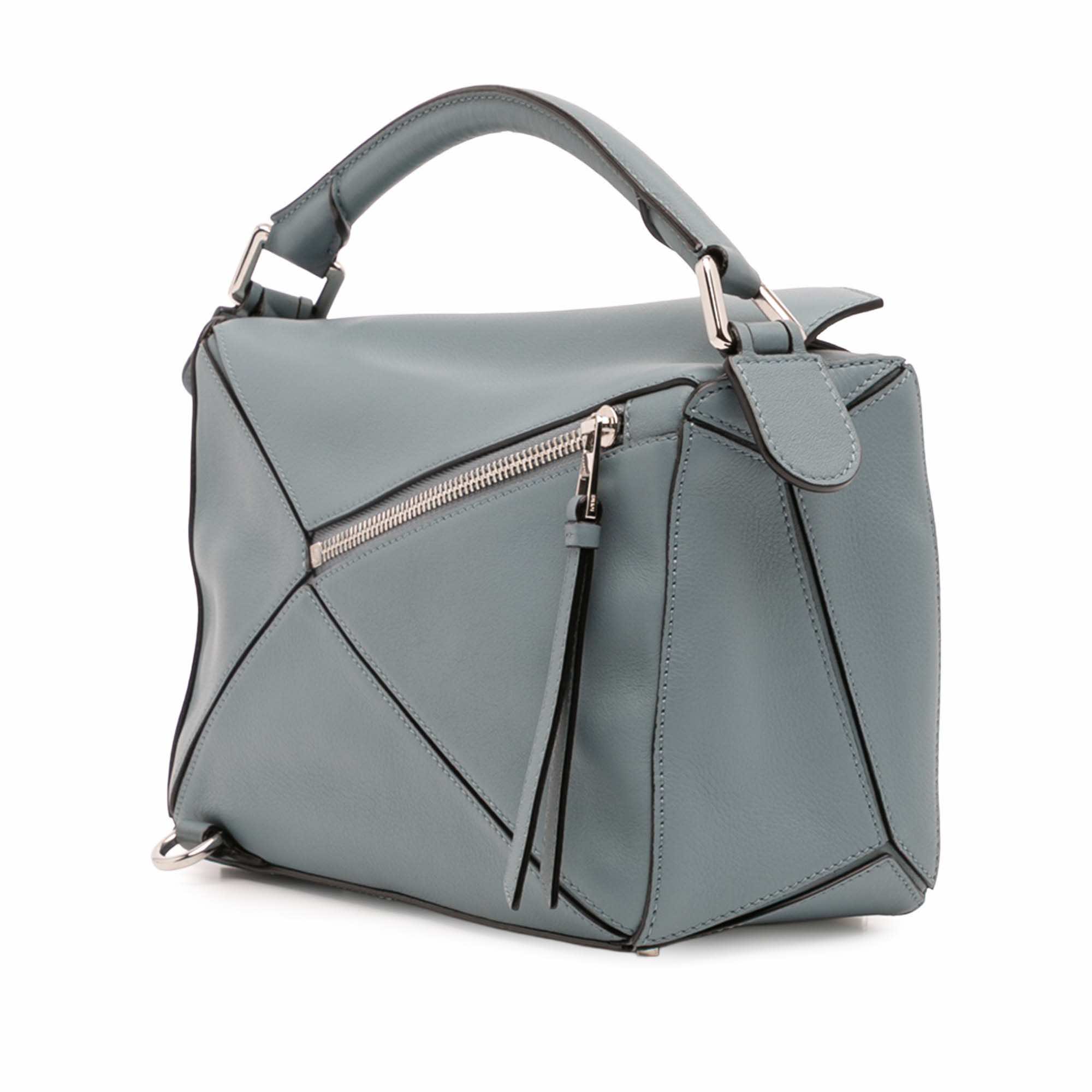 Loewe Small Calfskin Puzzle Satchel - Back view