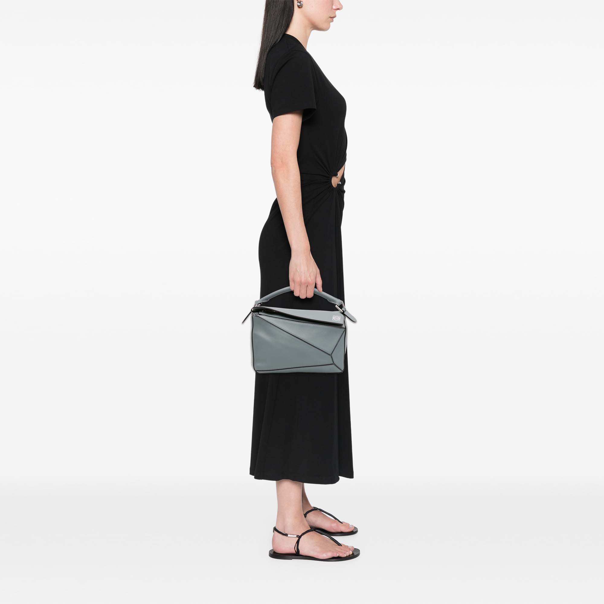 Loewe Small Calfskin Puzzle Satchel - Image 13