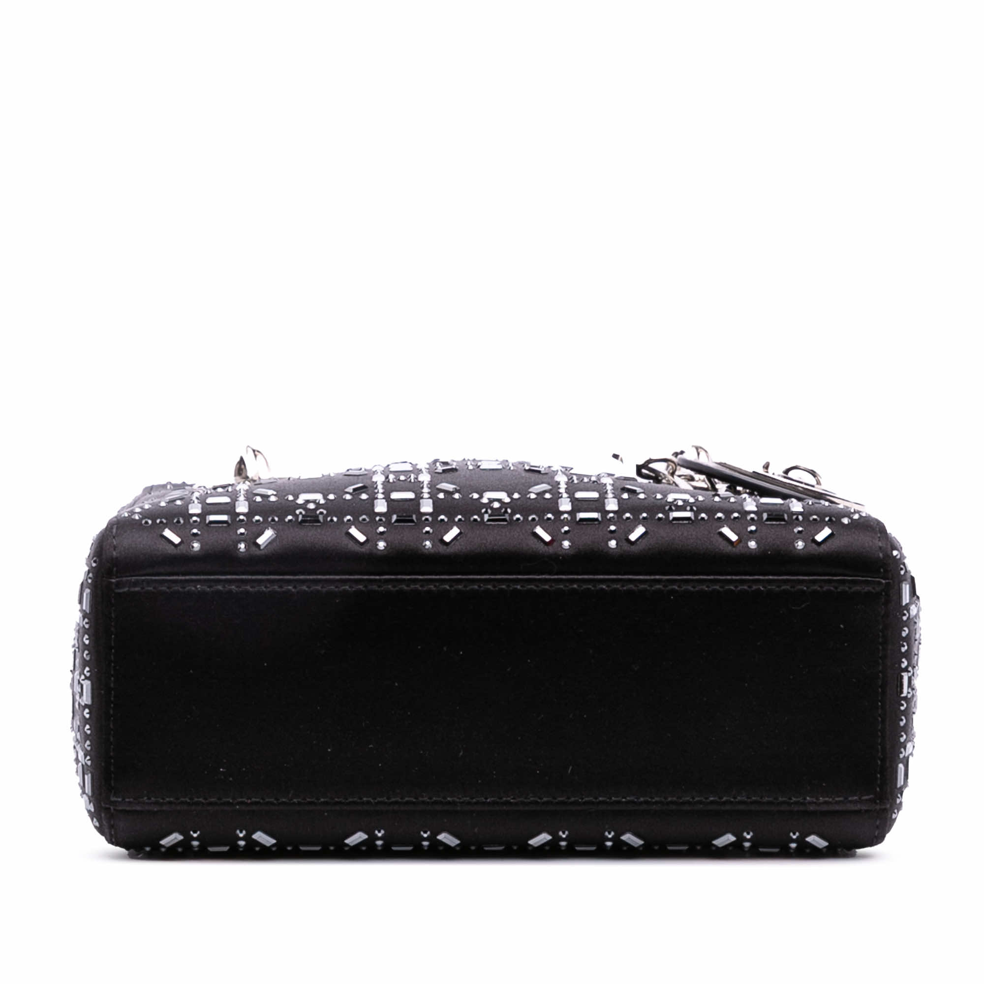 Dior Mini Satin Cannage Strass Crystal Embellished Lady Dior - Image 6