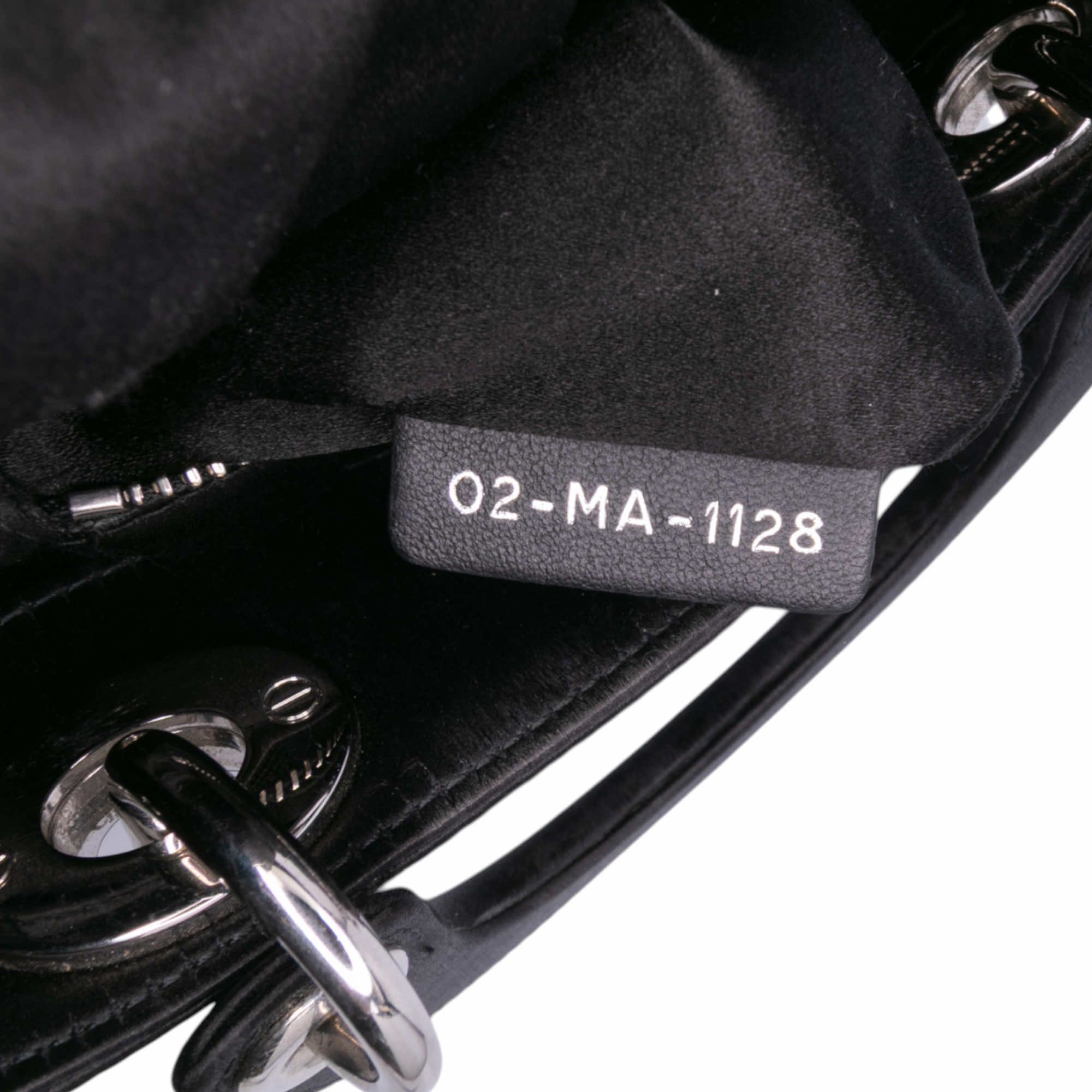 Dior Mini Satin Cannage Strass Crystal Embellished Lady Dior - Detail 1