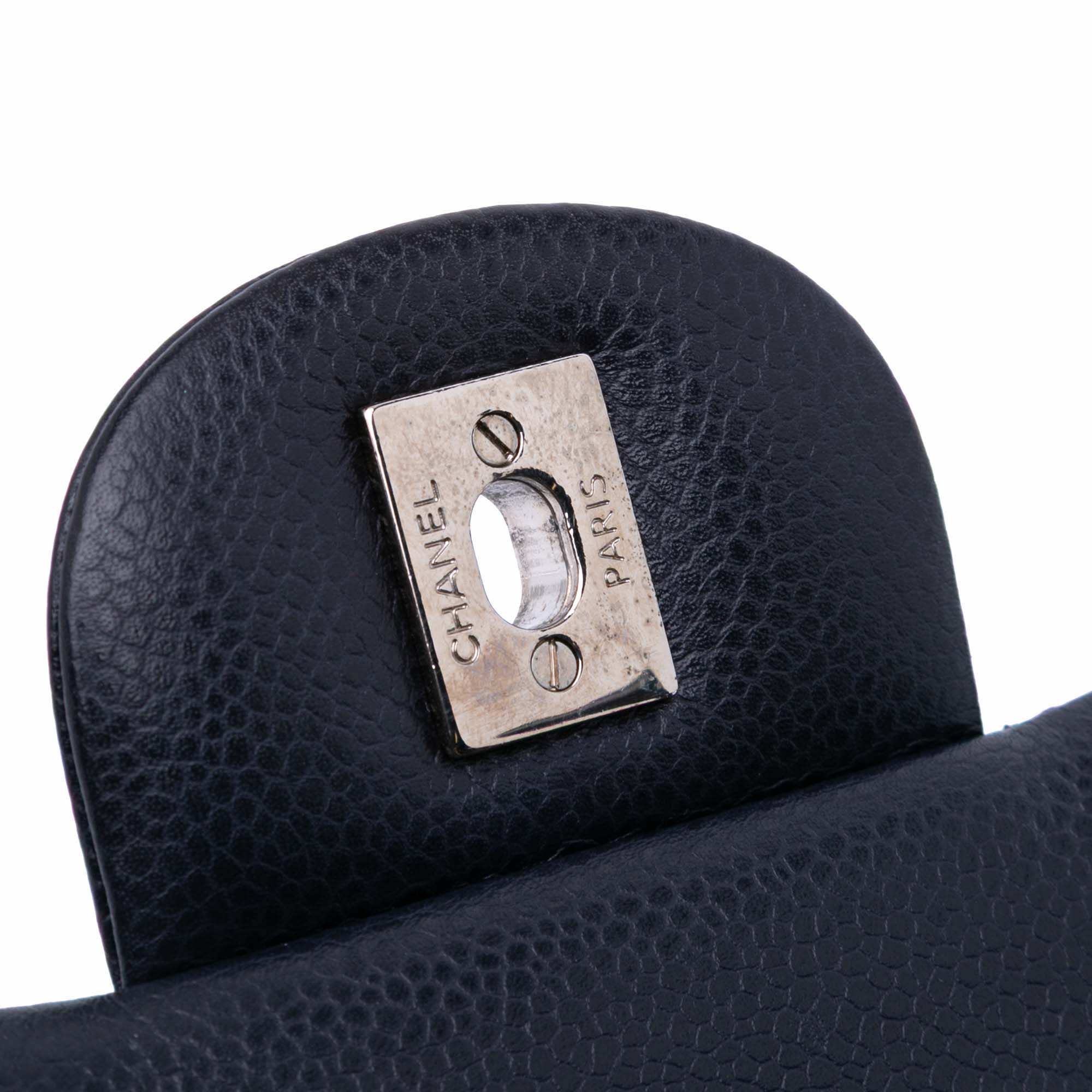 Chanel Jumbo Classic Caviar Double Flap - Image 12