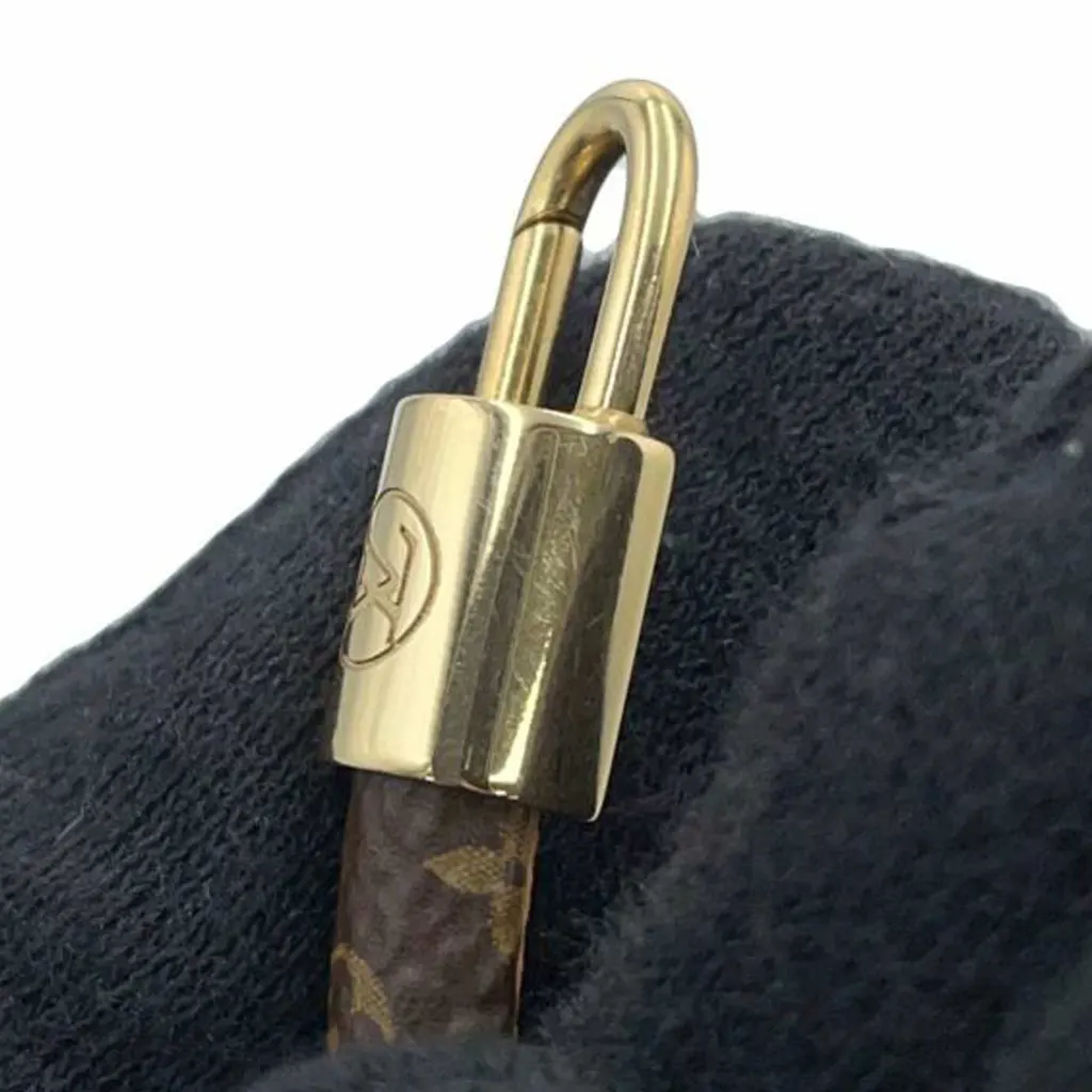 Louis Vuitton Monogram Vivienne Charm Bracelet Brown Canvas Good - Model View