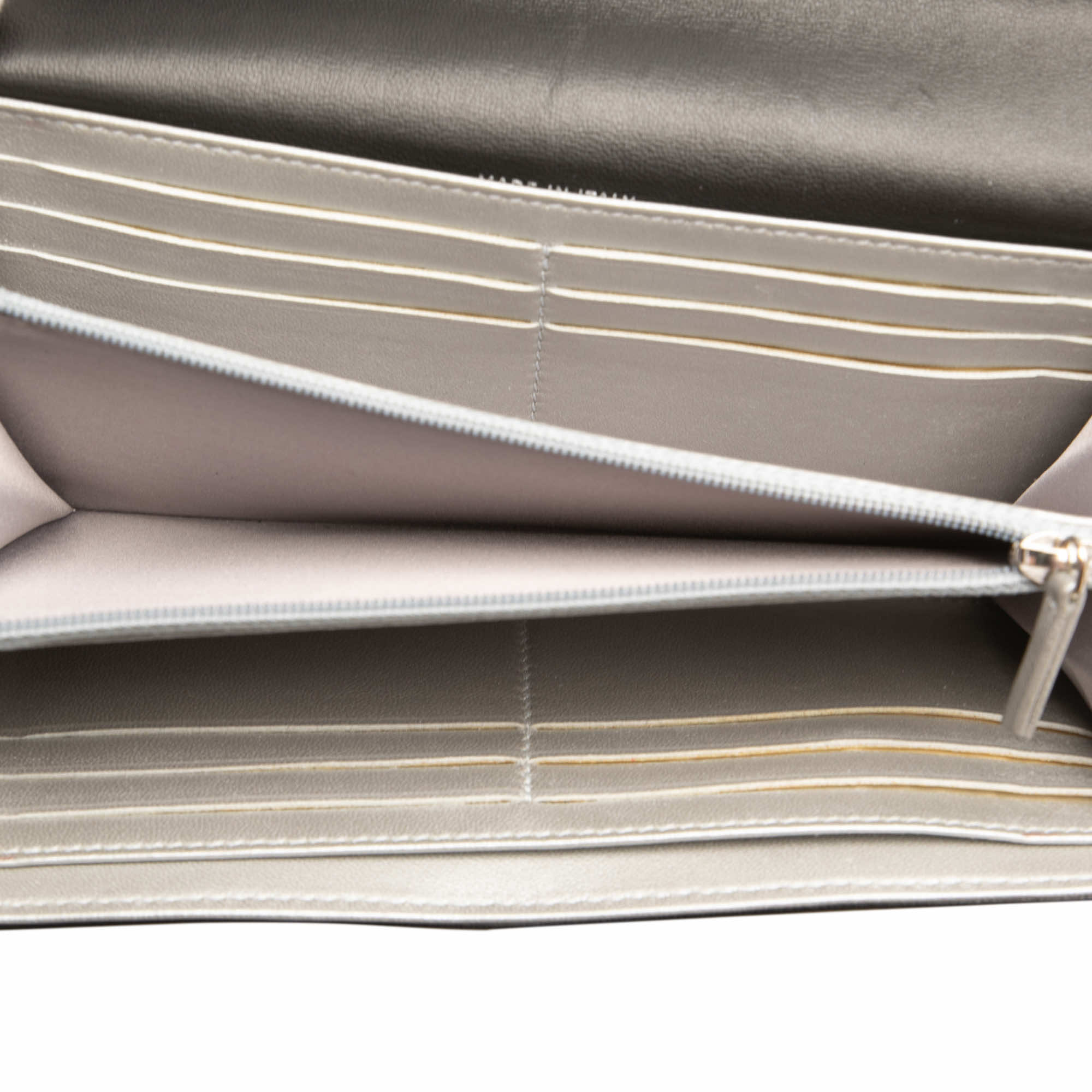 Chanel CC Lambskin Embossed Camellia Flap Wallet - 4