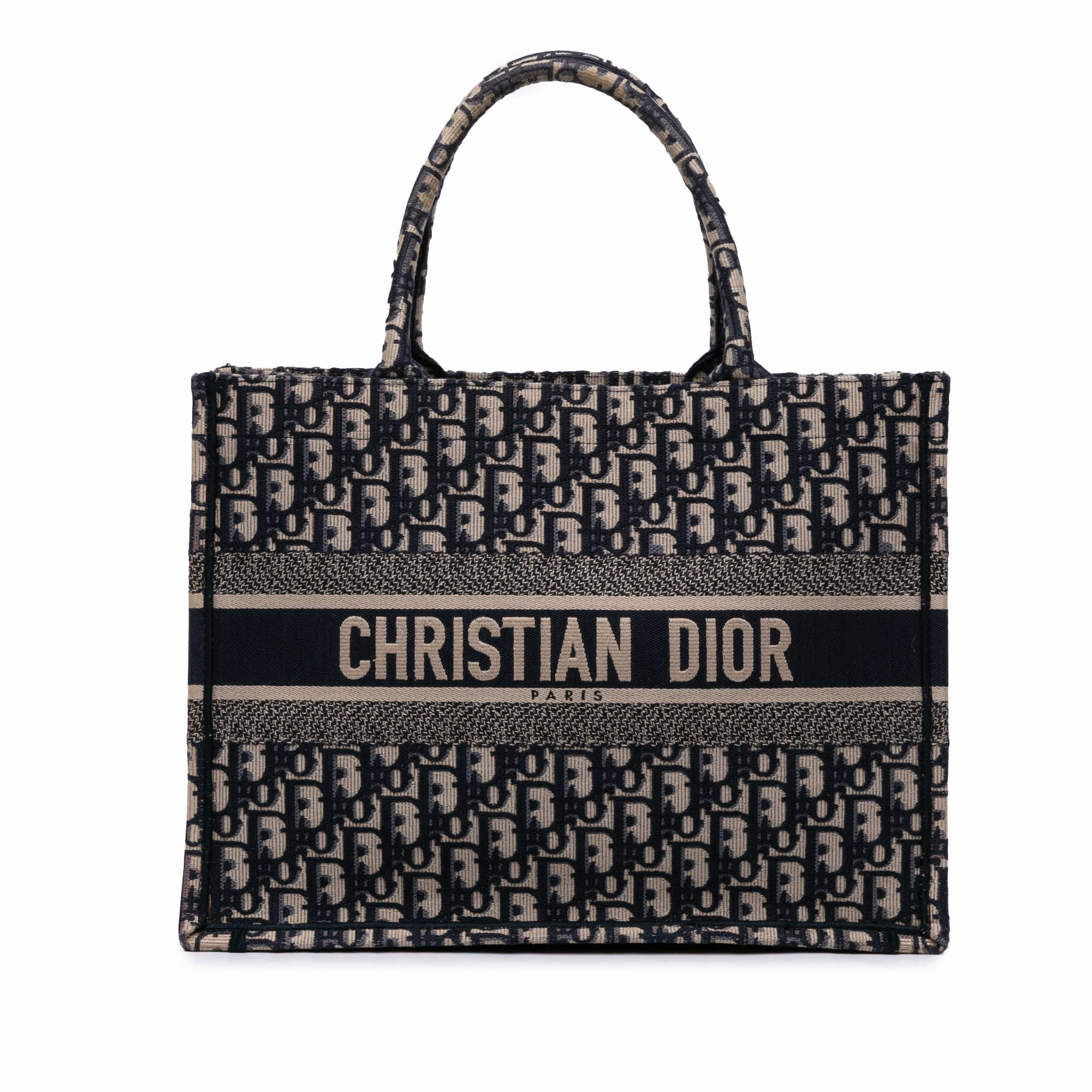 Dior Medium Oblique Canvas Book Tote
