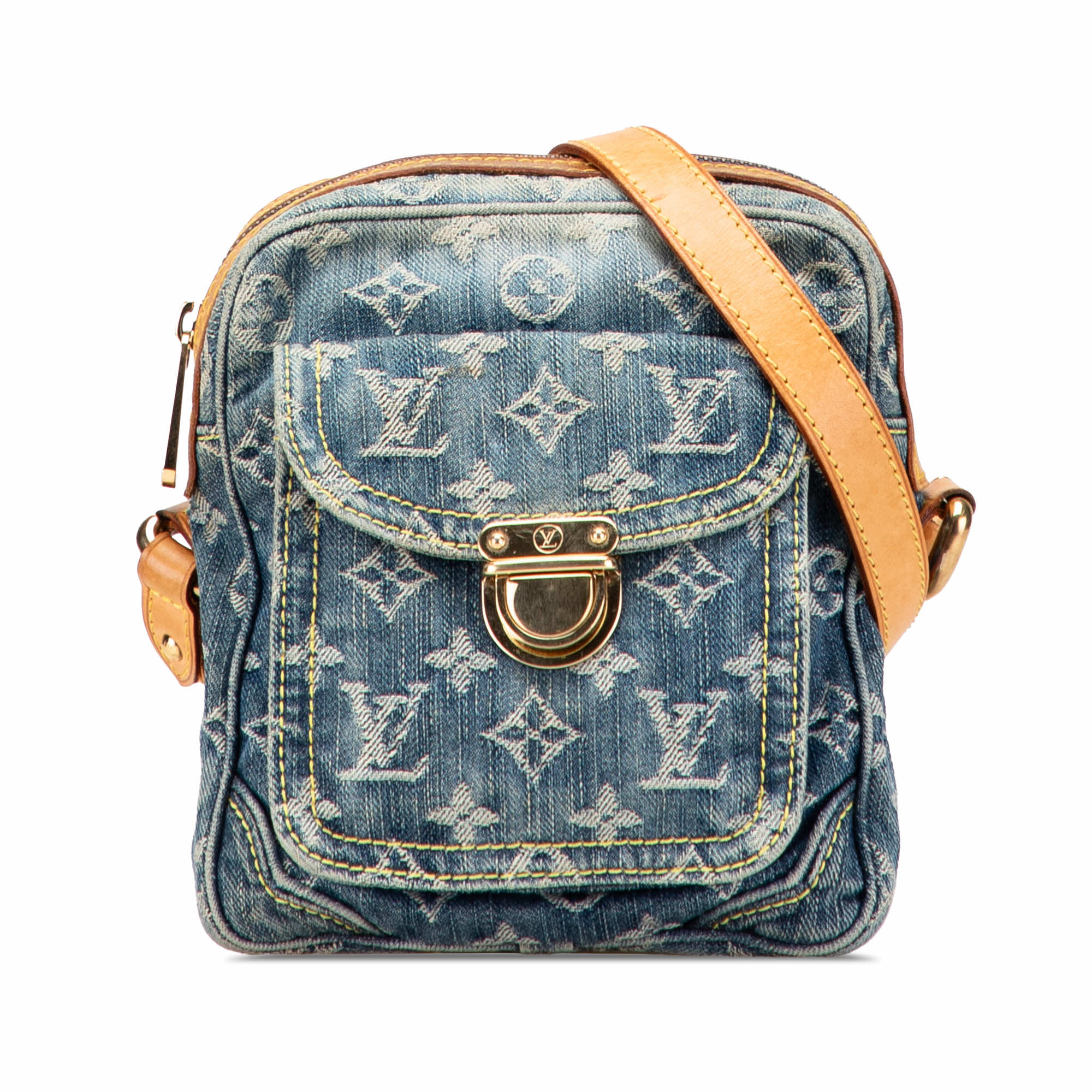 Louis Vuitton Monogram Denim Camera Bag