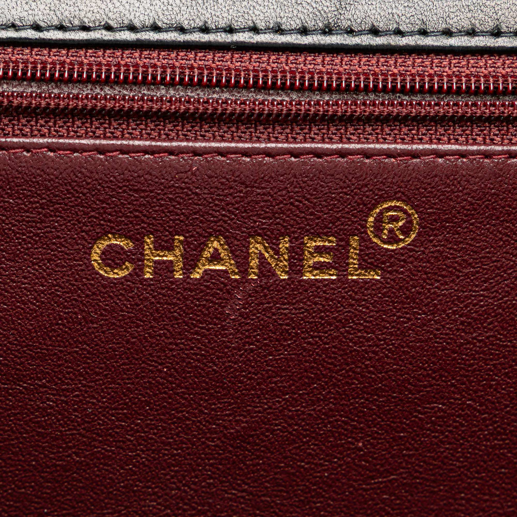 Chanel Medium CC Quilted Lambskin Single Flap - Side view