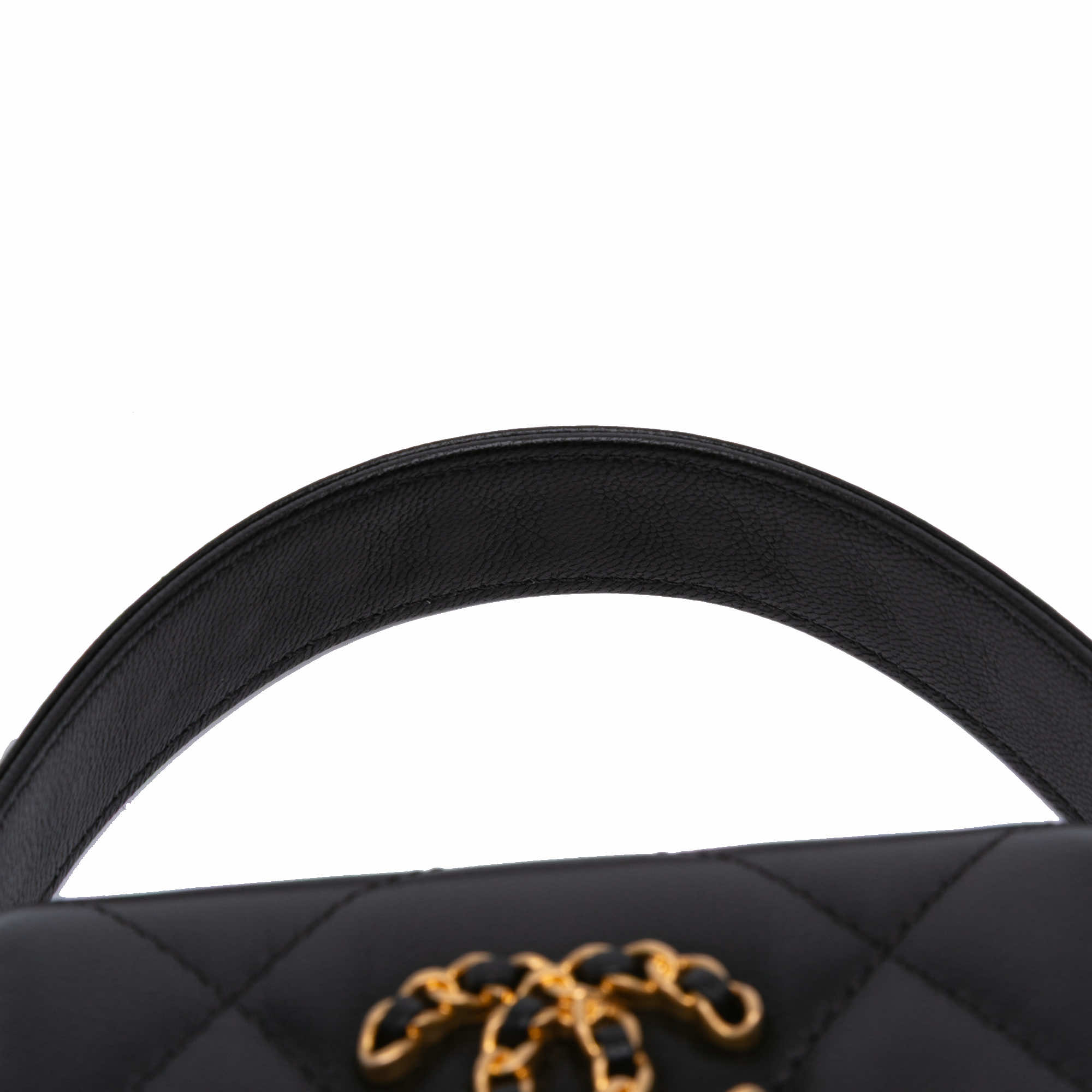 Chanel Lambskin 19 Flap Coin Purse With Chain - Image 10