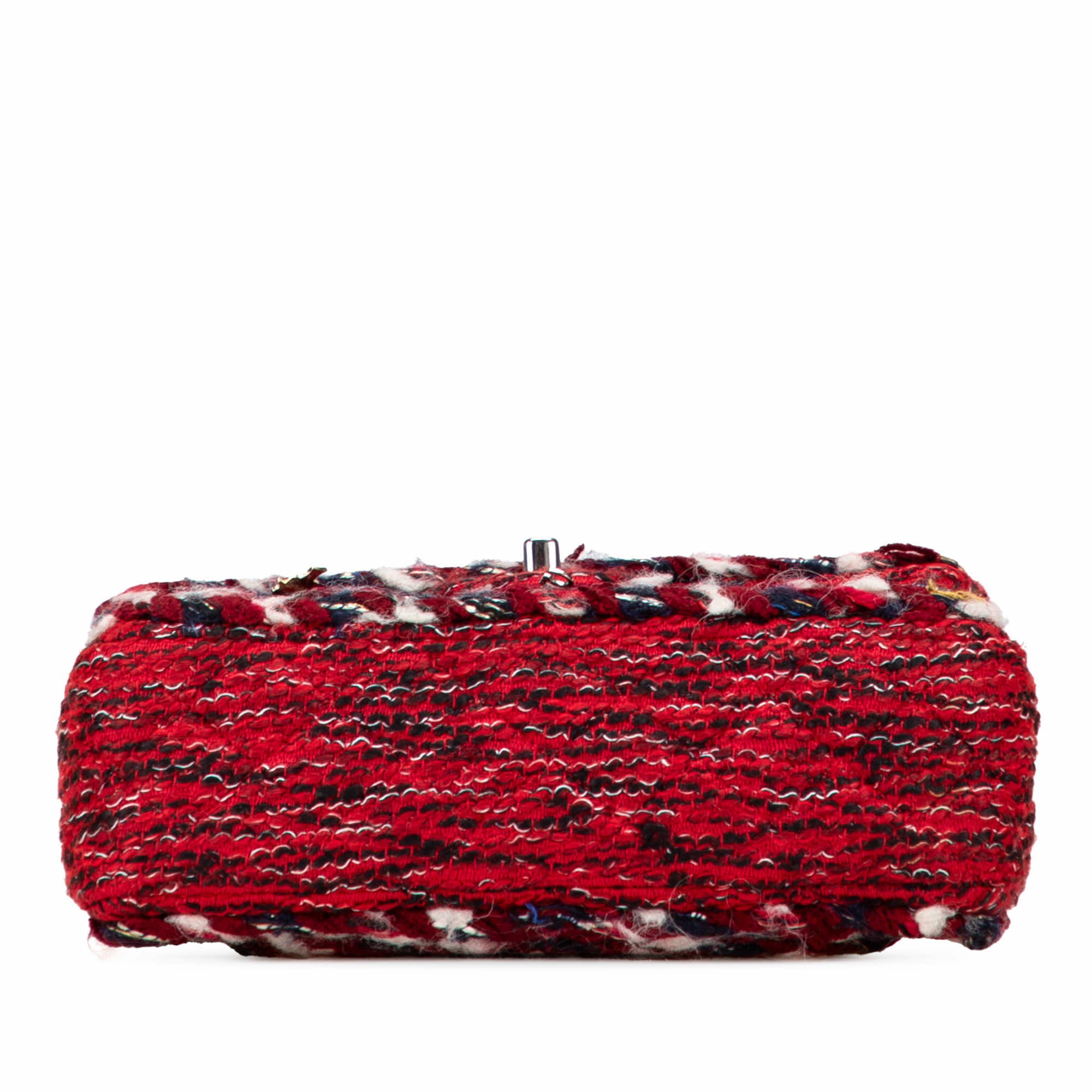 Chanel Small Classic Tweed Charm Double Flap - Image 6