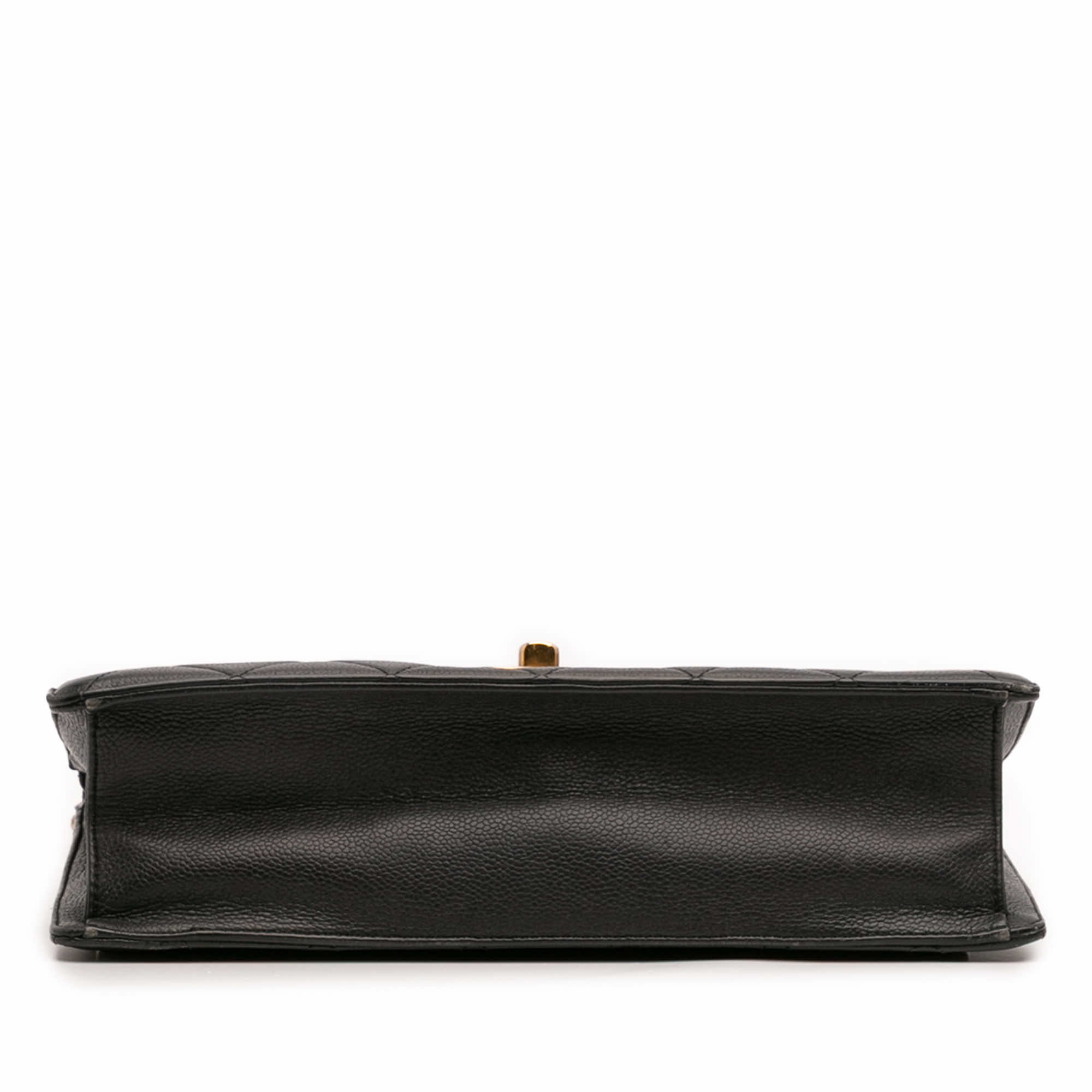 Chanel Jumbo CC Quilted Caviar Chunky Chain Flap - Image 6