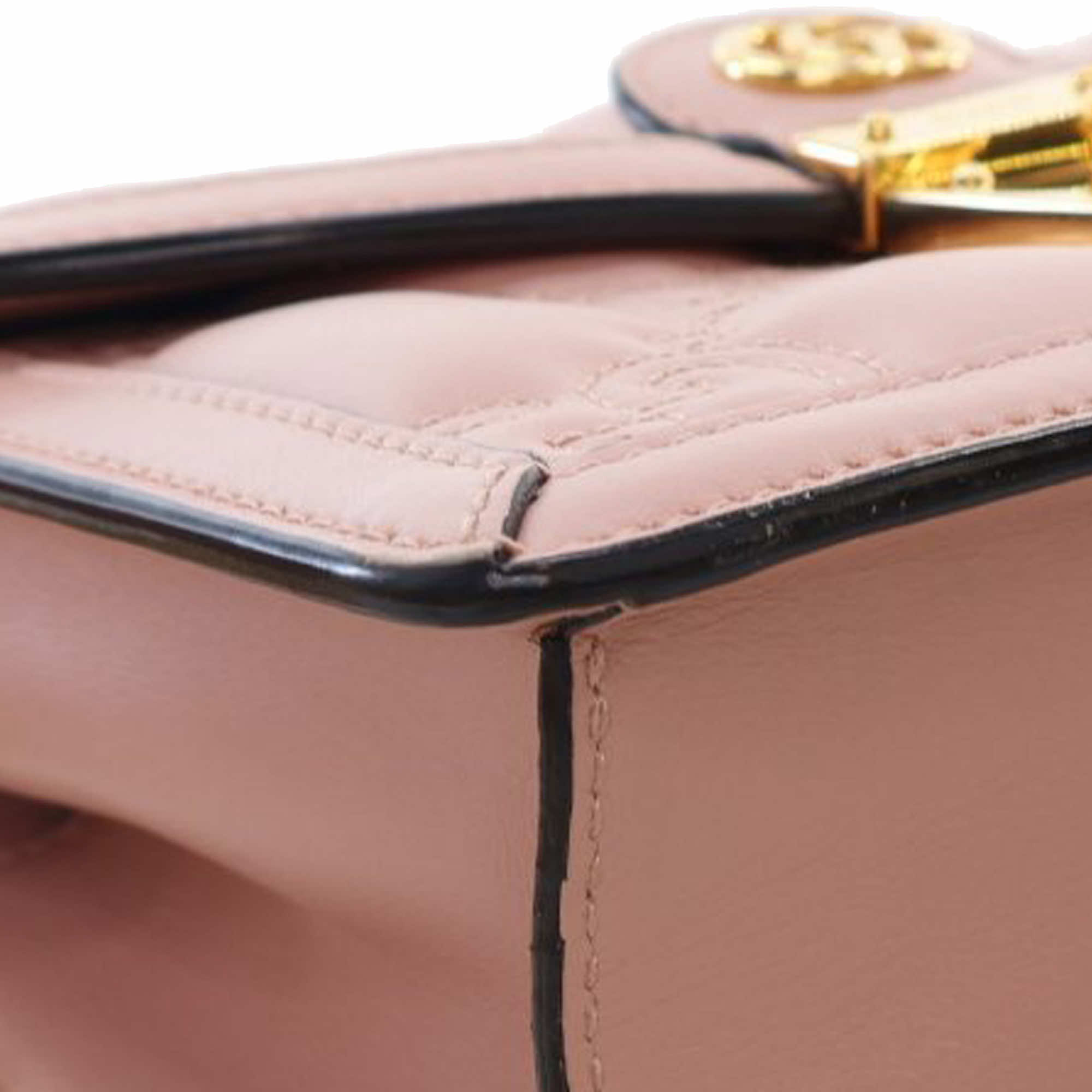 Gucci Small GG Matelasse Leather Top Handle Bag - Image 12