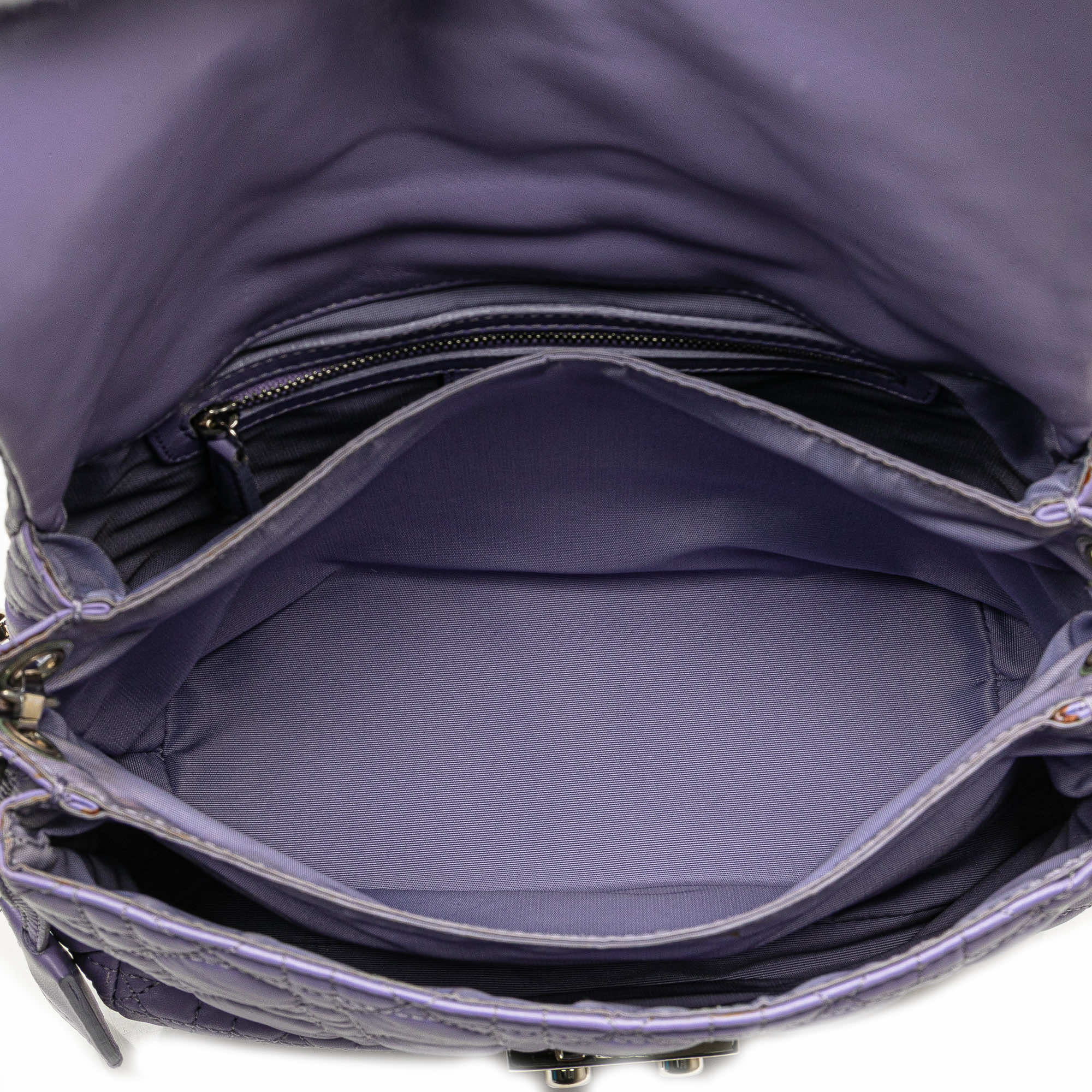 Dior Lambskin Cannage New Lock Flap Shoulder Bag - 4