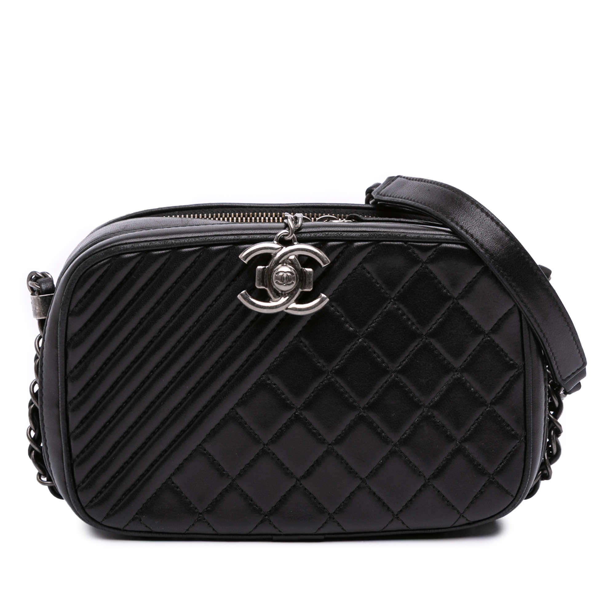 Chanel Small Quilted Lambskin Coco Boy Camera Bag