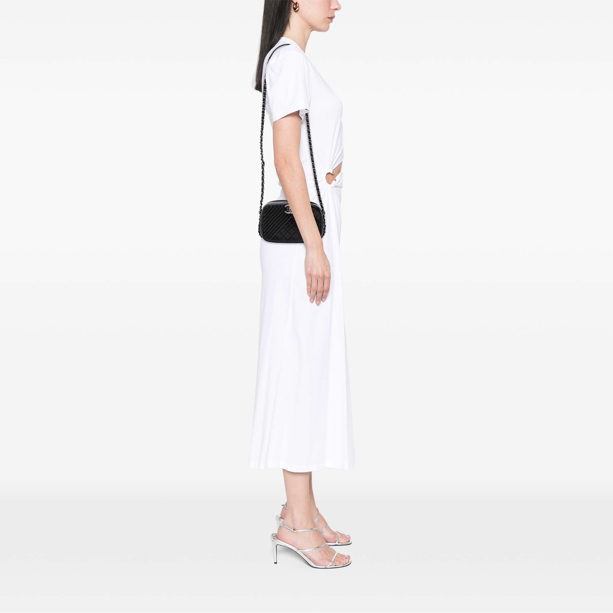 Chanel Small Quilted Lambskin Coco Boy Camera Bag - Image 12