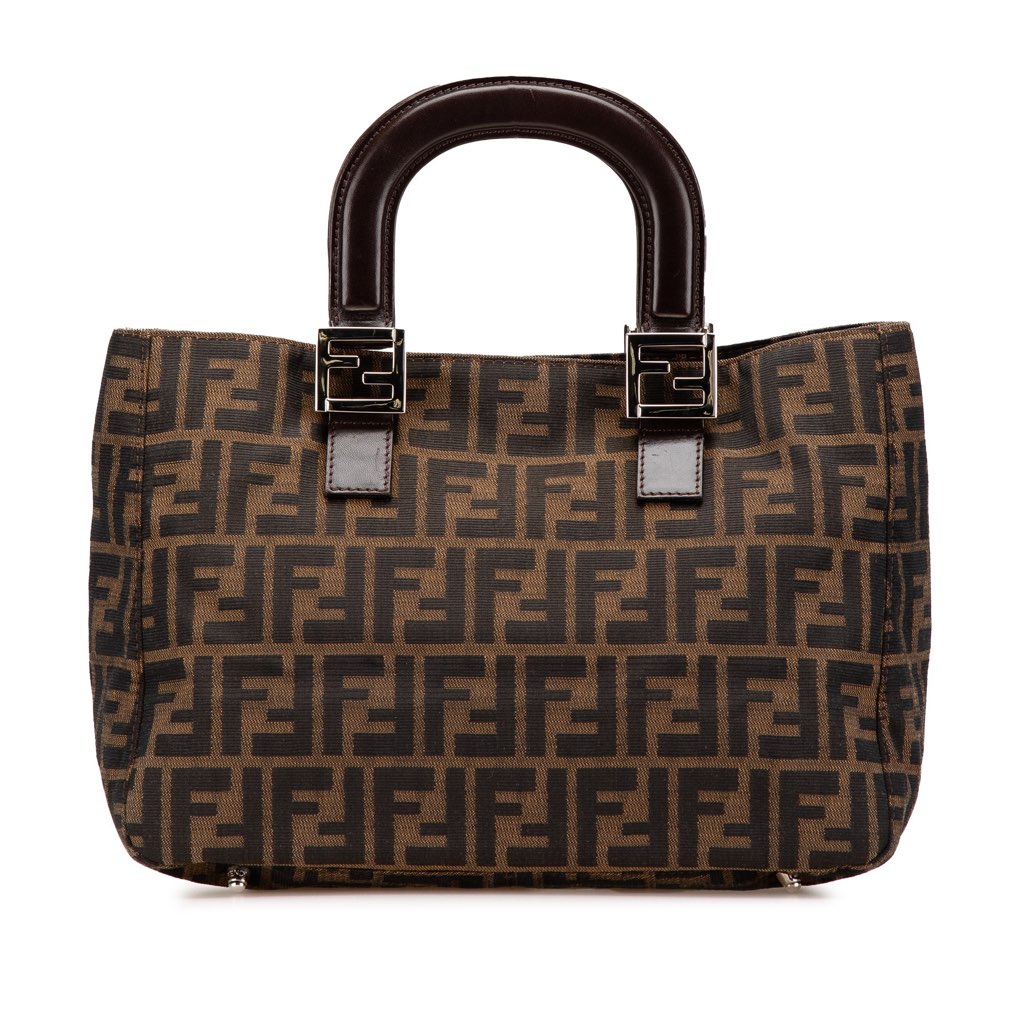 Fendi Small Zucca Canvas Twins Tote