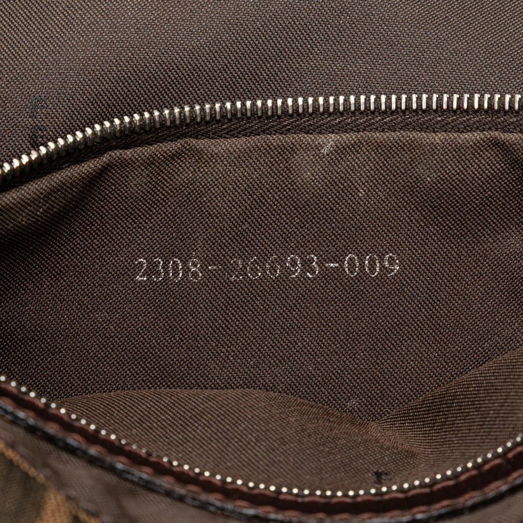 Fendi Small Zucca Canvas Twins Tote - Detail 1