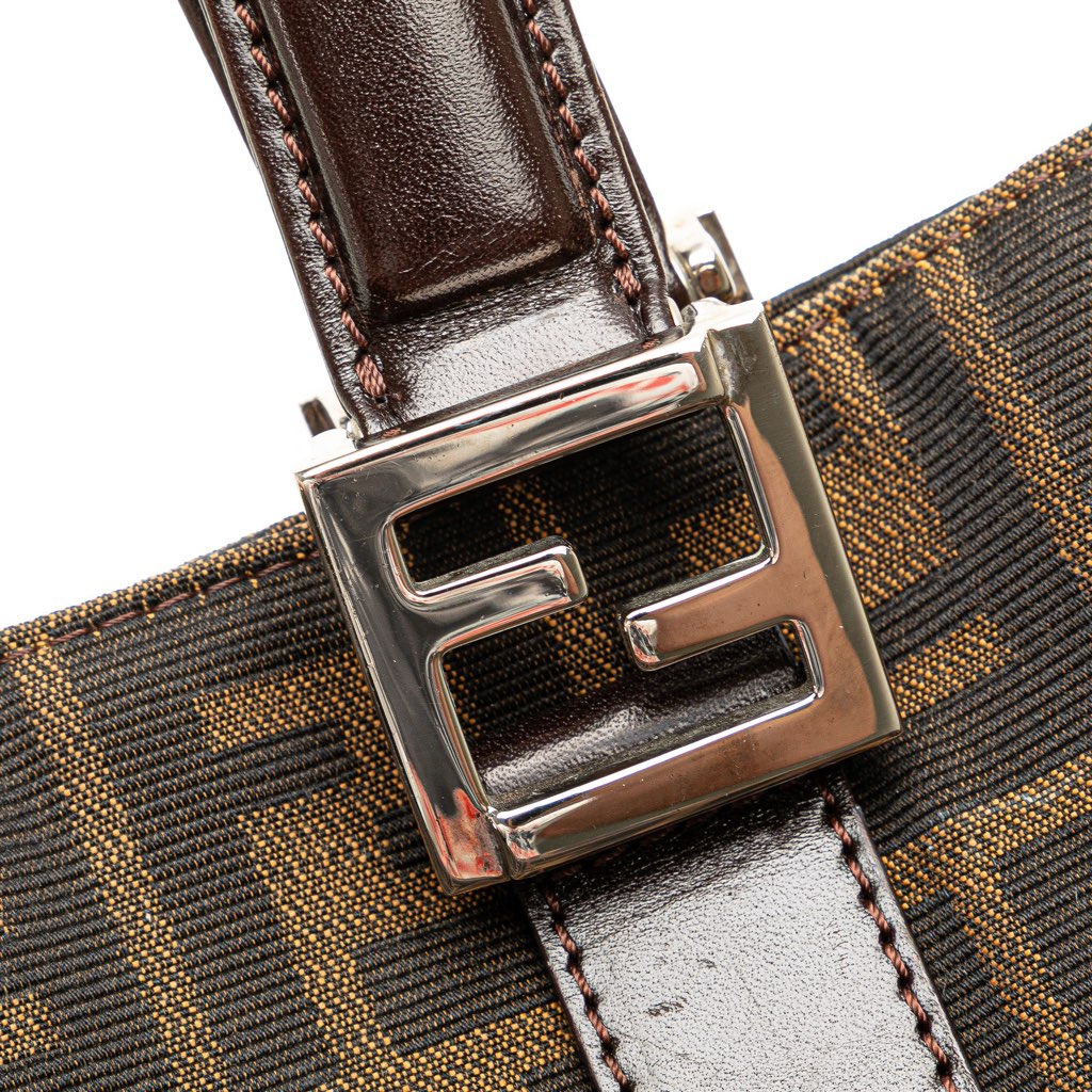 Fendi Small Zucca Canvas Twins Tote - Image 11