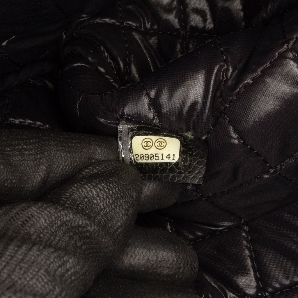 Chanel Large Quilted Caviar O Case Clutch - 5