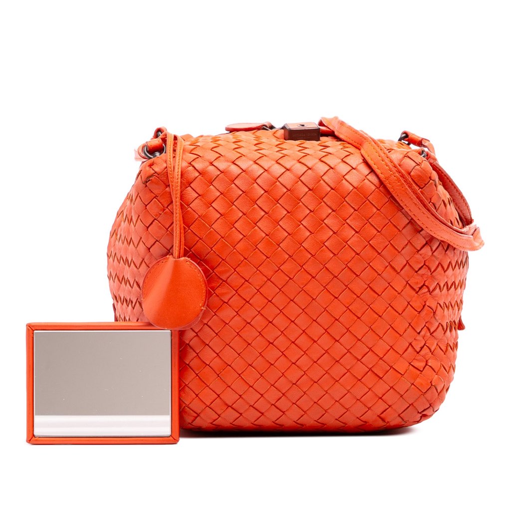 Bottega Veneta Nappa Intrecciato Cube Crossbody - Image 16