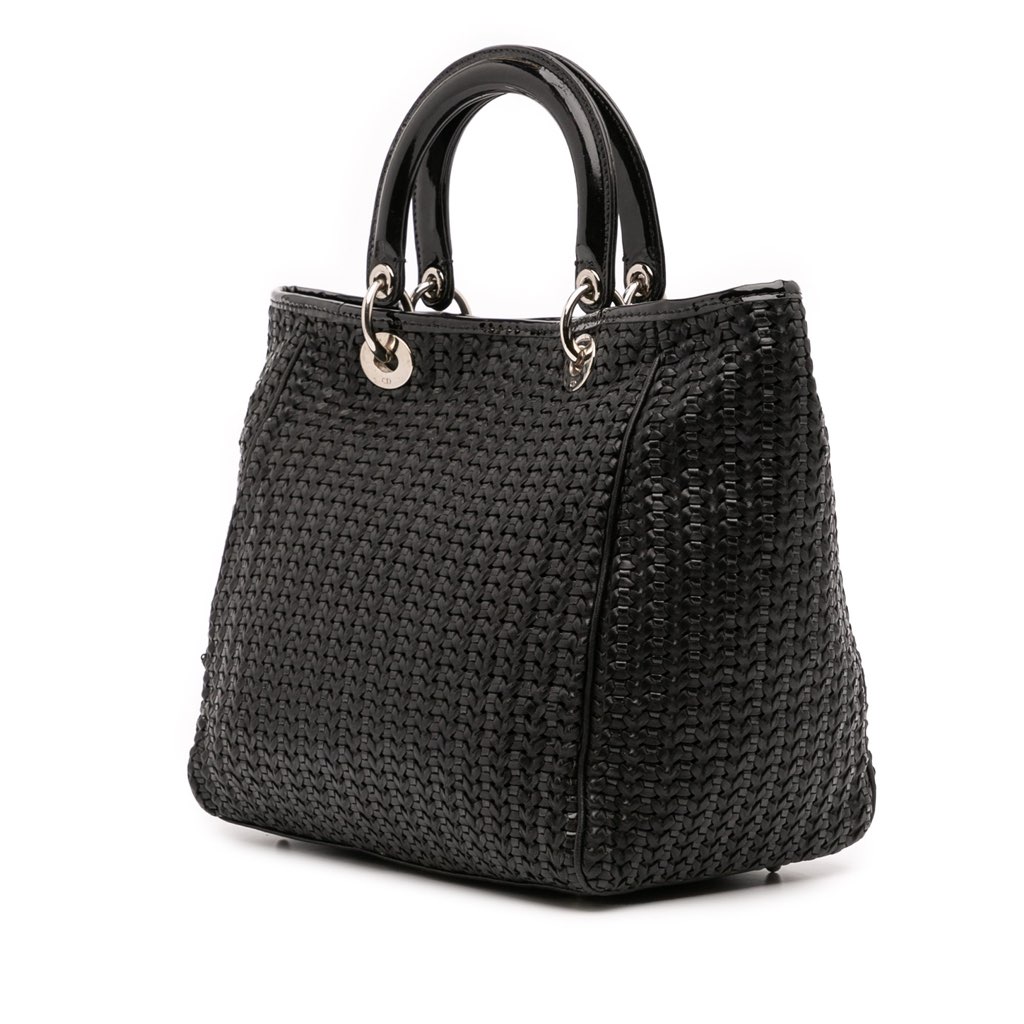 Dior Medium Woven Leather Soft Lady Dior - 2